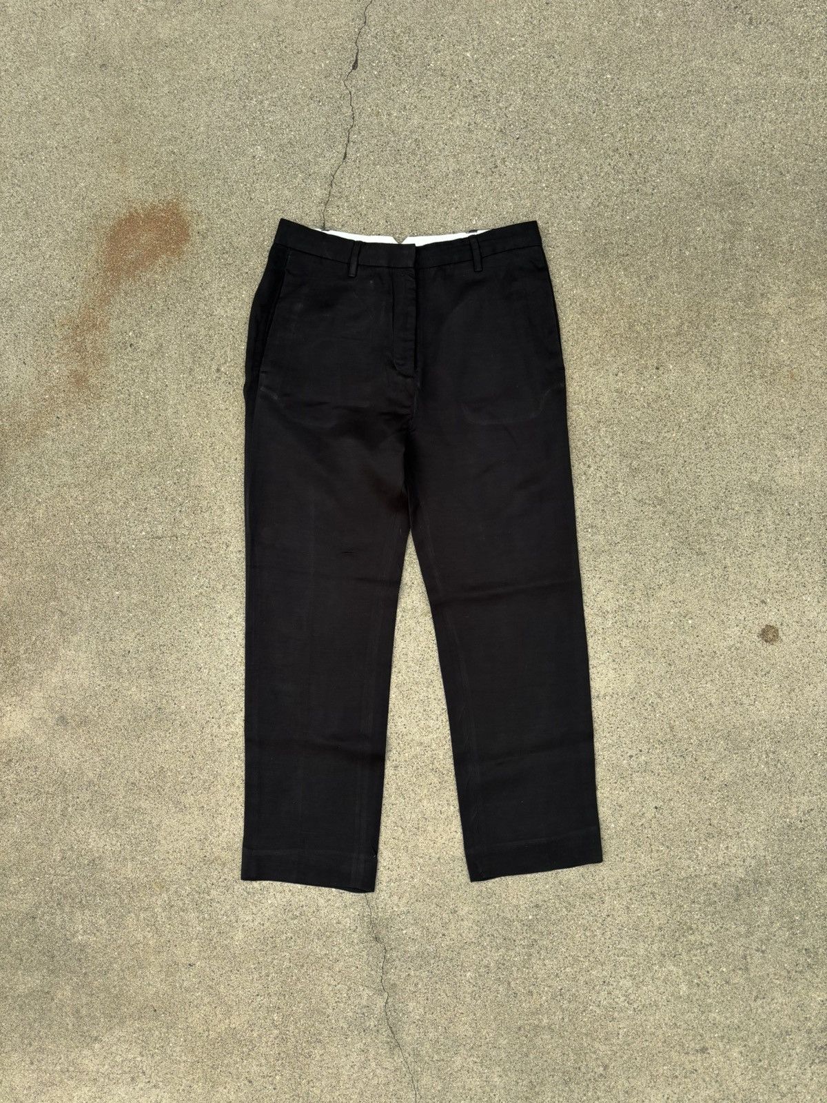Acne Studios Karma Linen Trouser – Black – Relaxed - 34