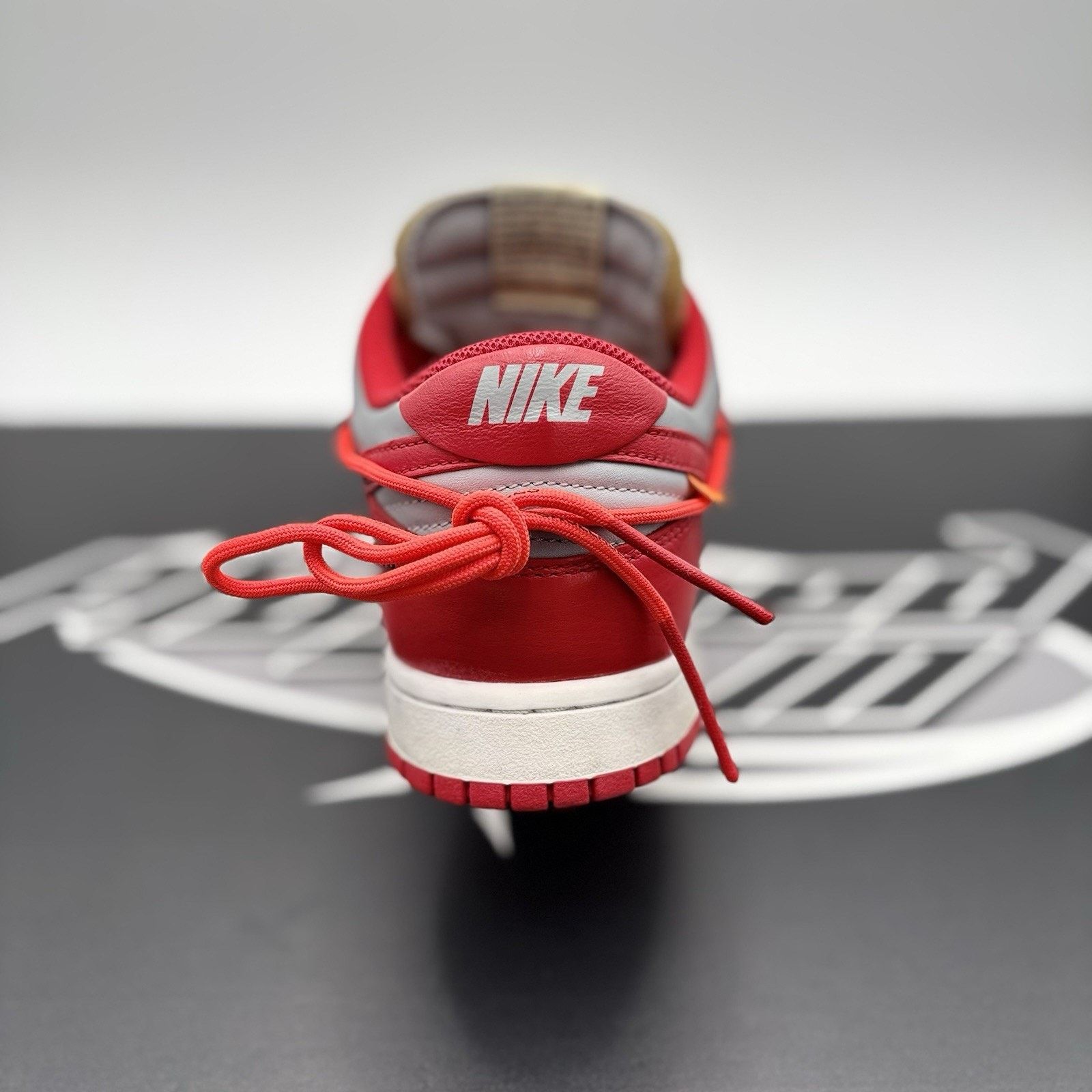 Nike × Off-White Nike Dunk Low x OFF-WHITE 2019 ' University Red ' | CLEAN! Size US 9.5 / EU 42-43 - 3 Thumbnail