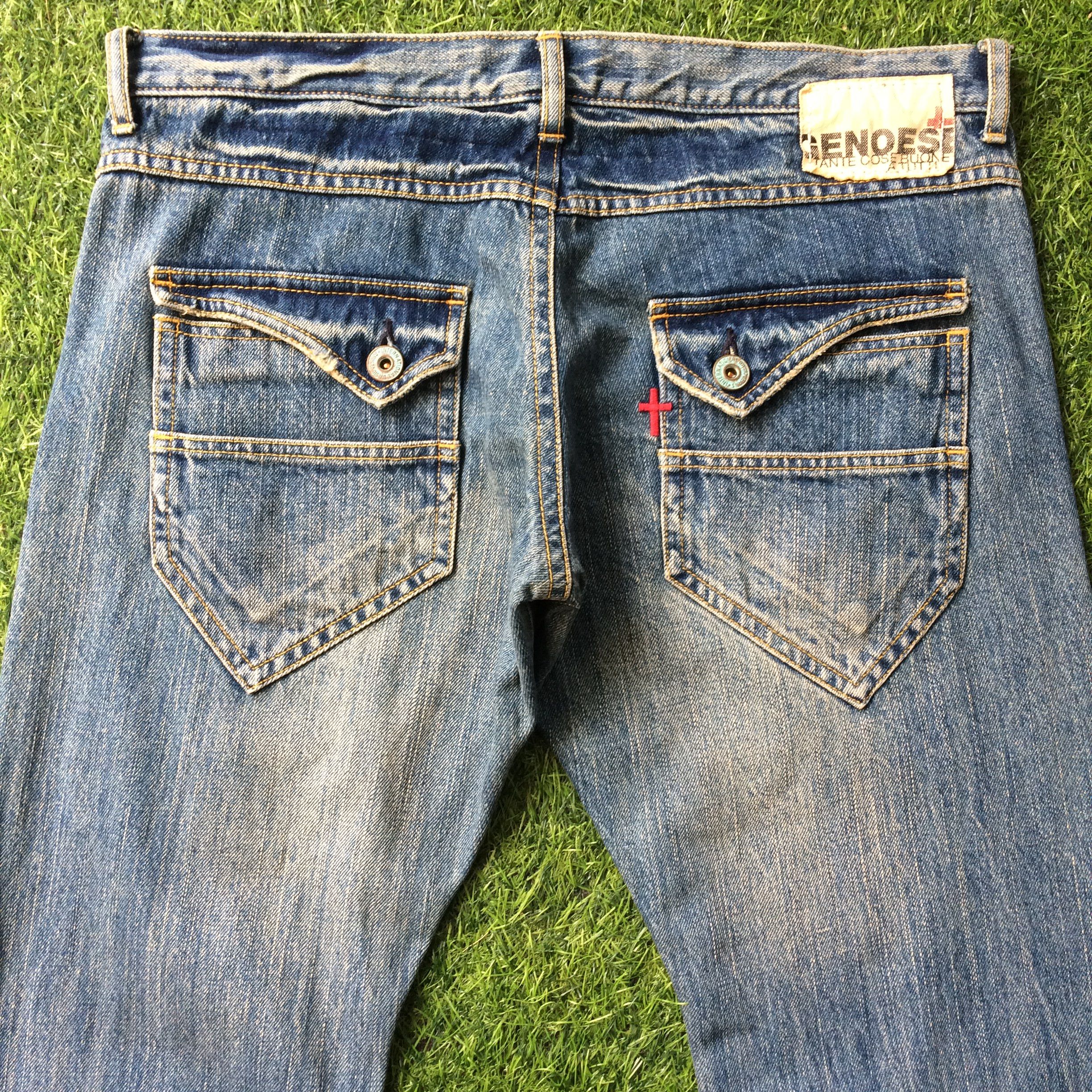 Japanese Brand × Unsound Rags Geneose Low Waist Japanese Bootcut Jeans #D-655 Size US 33 - 4 Thumbnail
