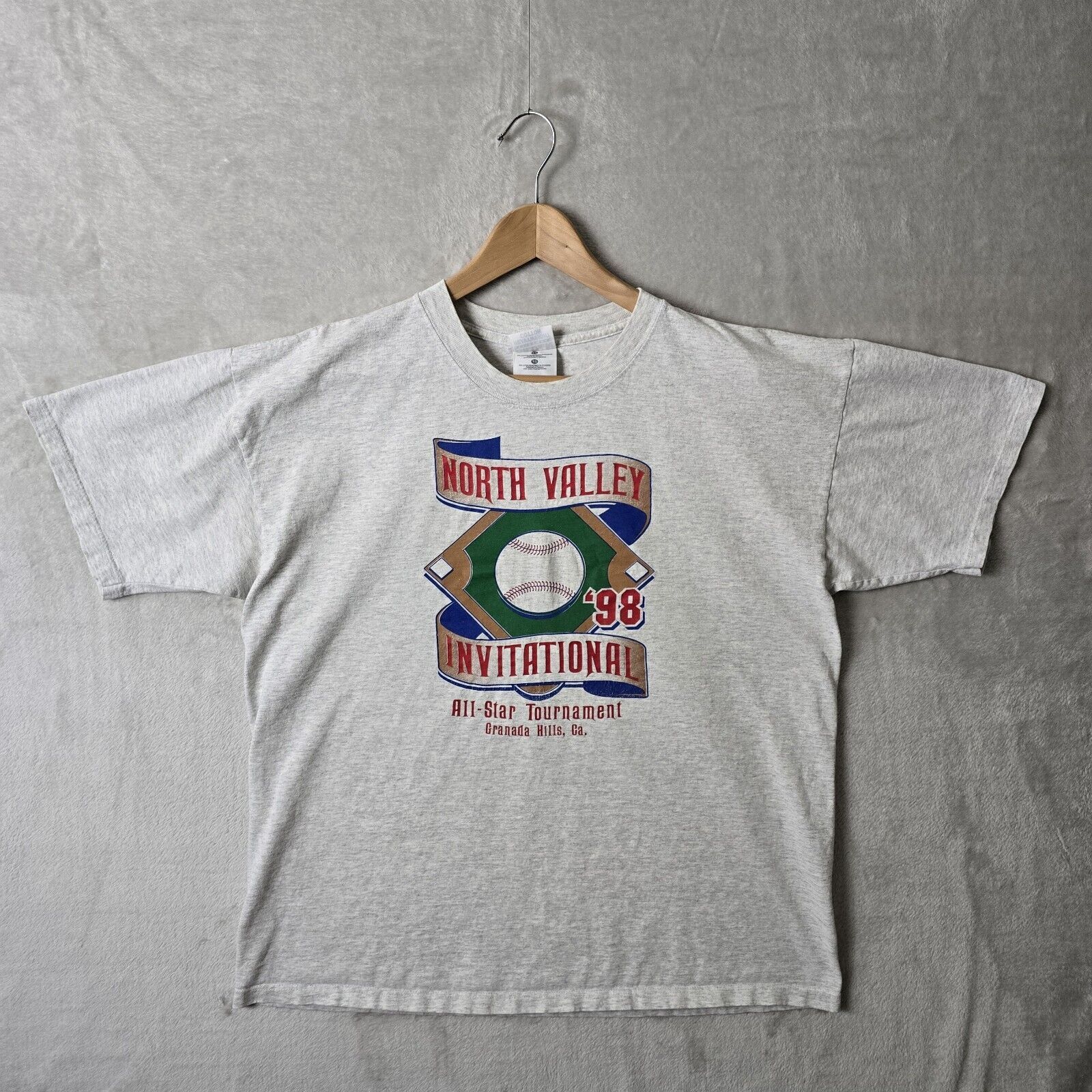 Gildan Vintage North Valley Baseball All-Star Invitational Shirt XL Size US XL / EU 56 / 4 - 2 Thumbnail