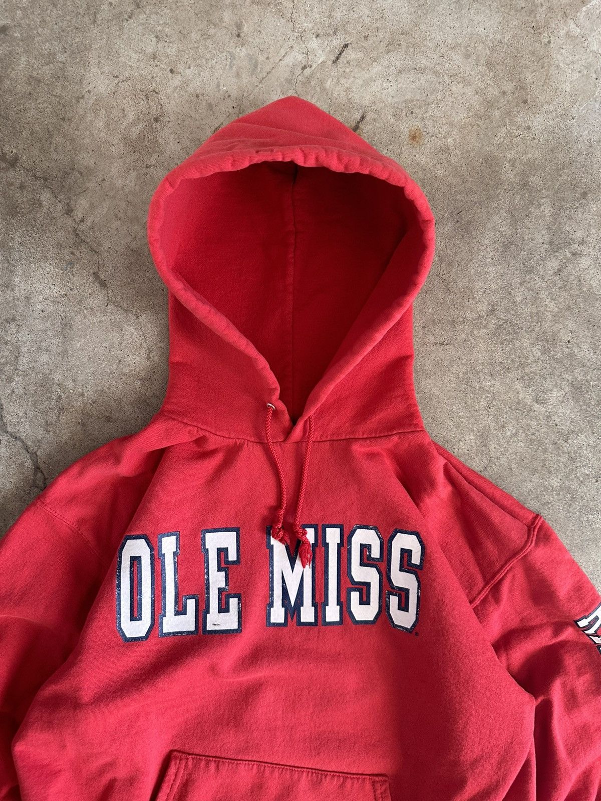 Vintage Y2K Champion OleMiss Hoodie Size US M / EU 48-50 / 2 - 2 Thumbnail