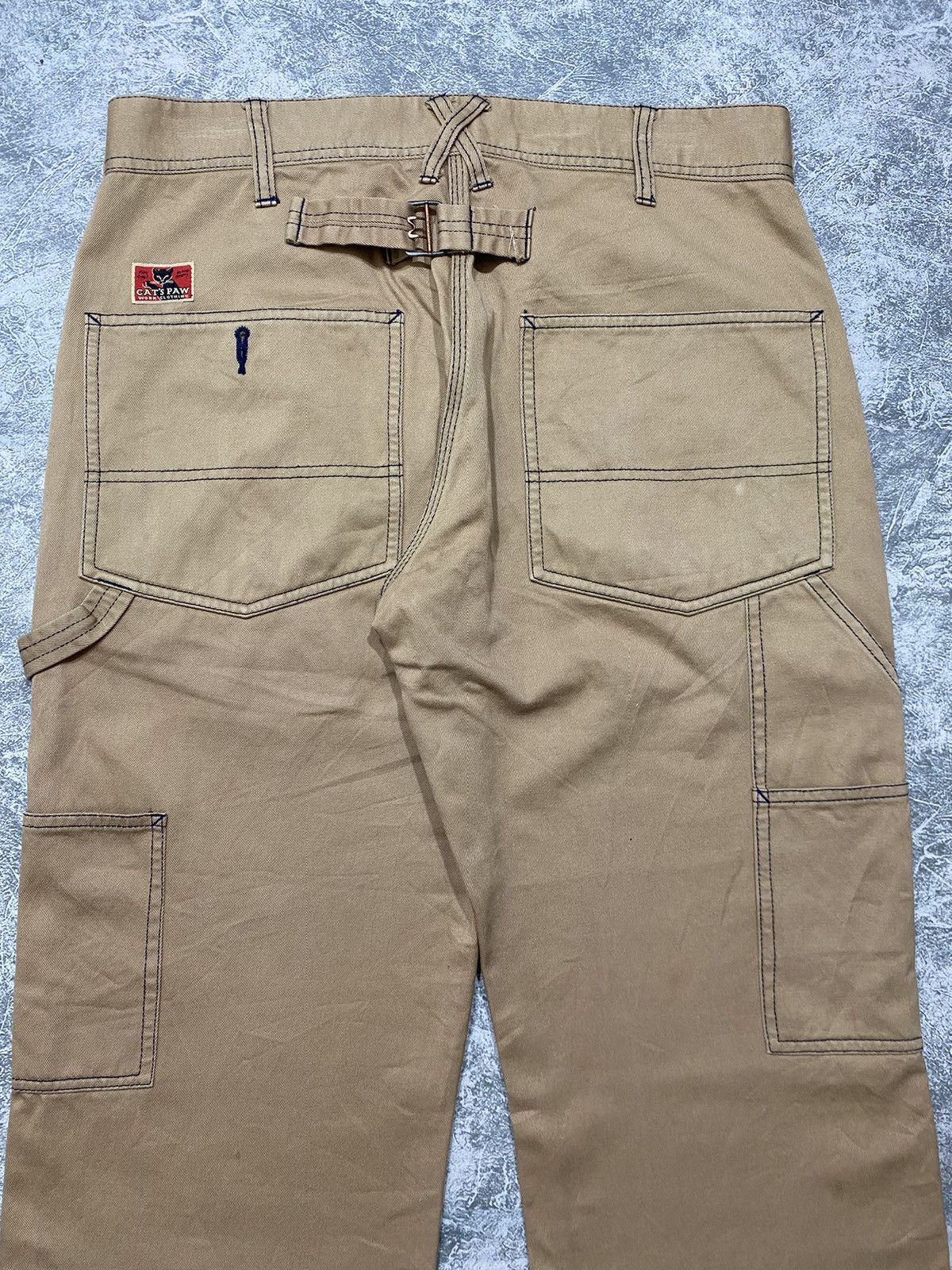 Japanese Brand × Toyo Enterprises Vintage Cats Paw Carpenter Pants Size US 28 / EU 44 - 4 Thumbnail