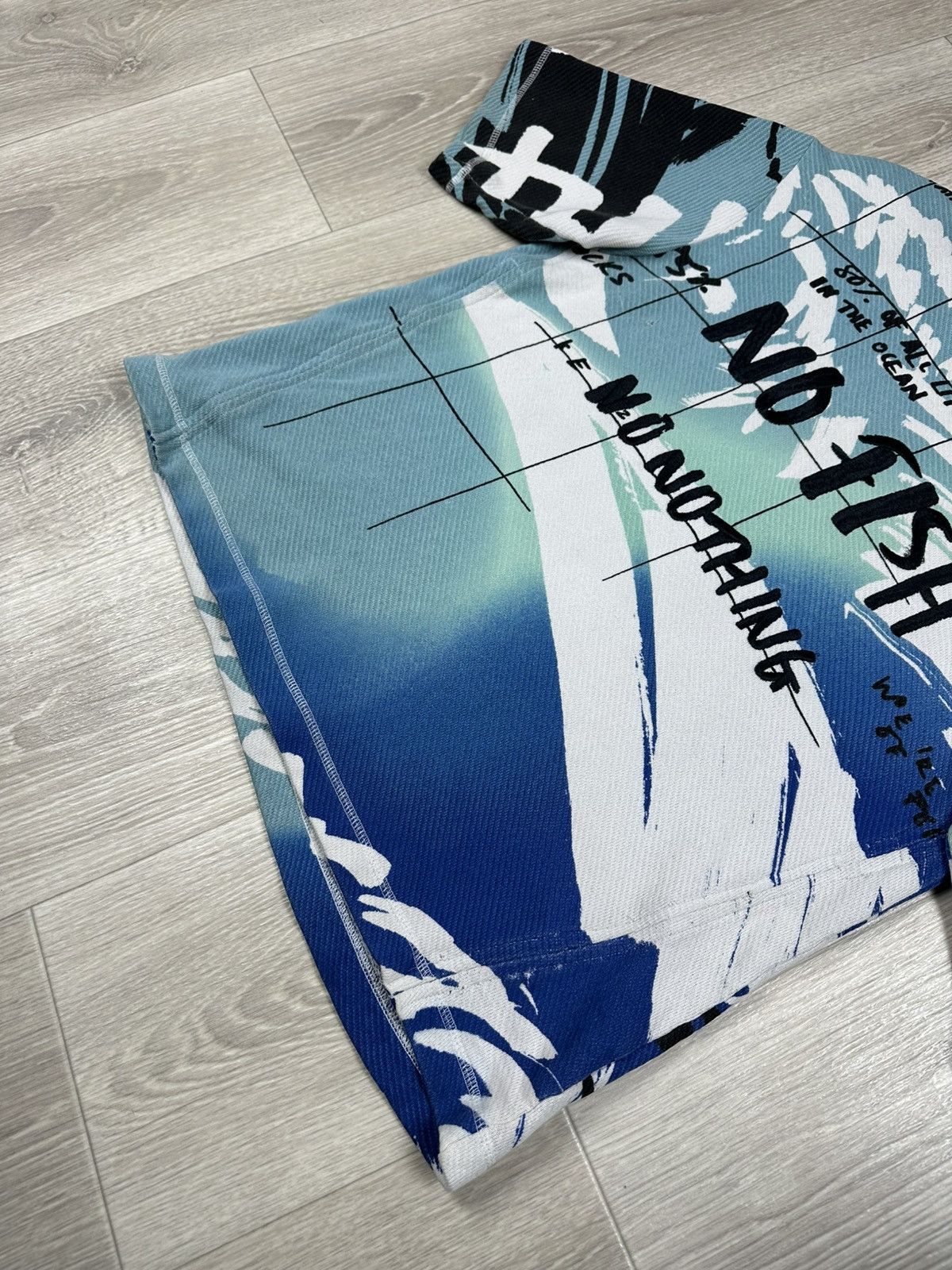 Kenzo Kenzo Graphic T-Shirt No Fish No Nothing Size US M / EU 48-50 / 2 - 6 Thumbnail