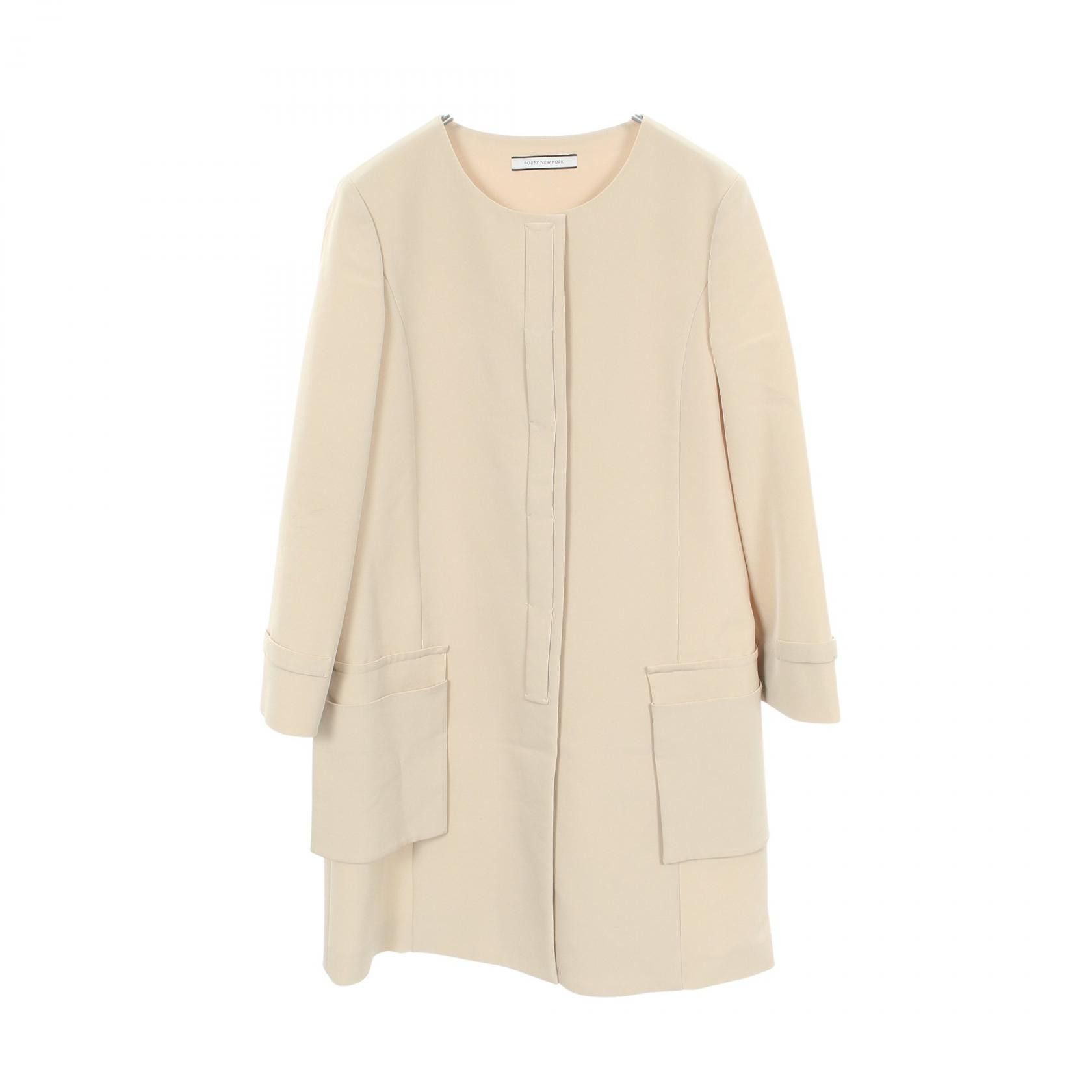 Other Other FOXEY NEW YORK Triacetate Coat Textile Outerwear 33734 DUTY FREE for USA Size ONE SIZE - 1 Thumbnail