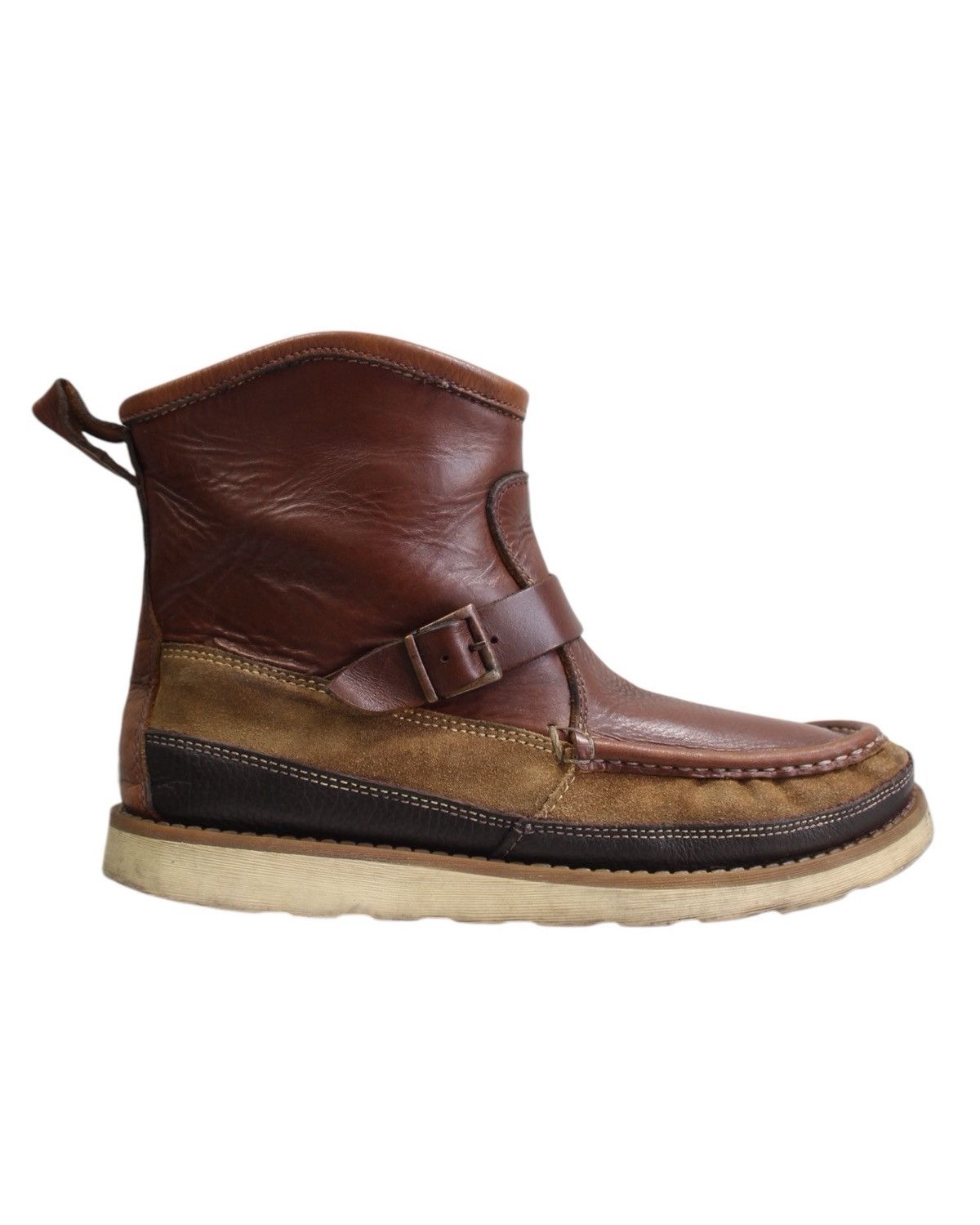 Vintage 2000S UNITED ARROWS GREEN LABEL RELAXING MOCCASIN BOOTS Size US 8 / EU 41 - 5 Thumbnail