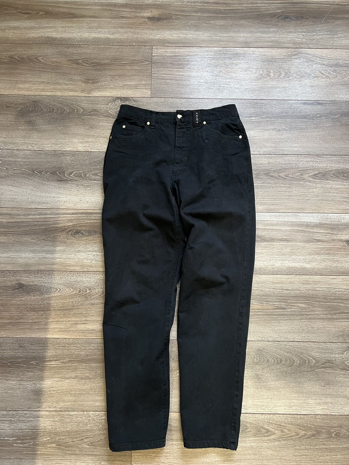 MCM × Vintage Mcm Jeans De Luxe Vintage black Size 33" - 2 Thumbnail