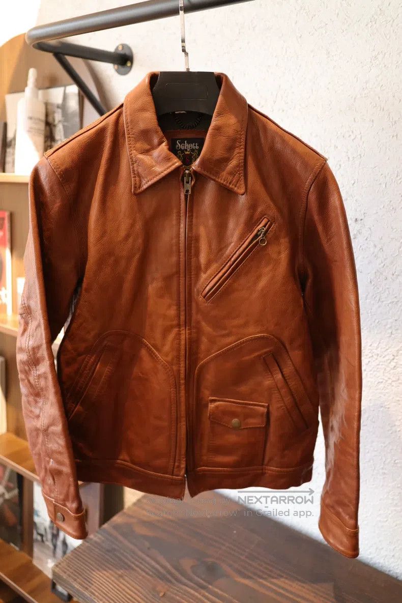 Schott Schott Washed sheepskin jacket Size US M / EU 48-50 / 2 - 1 Thumbnail