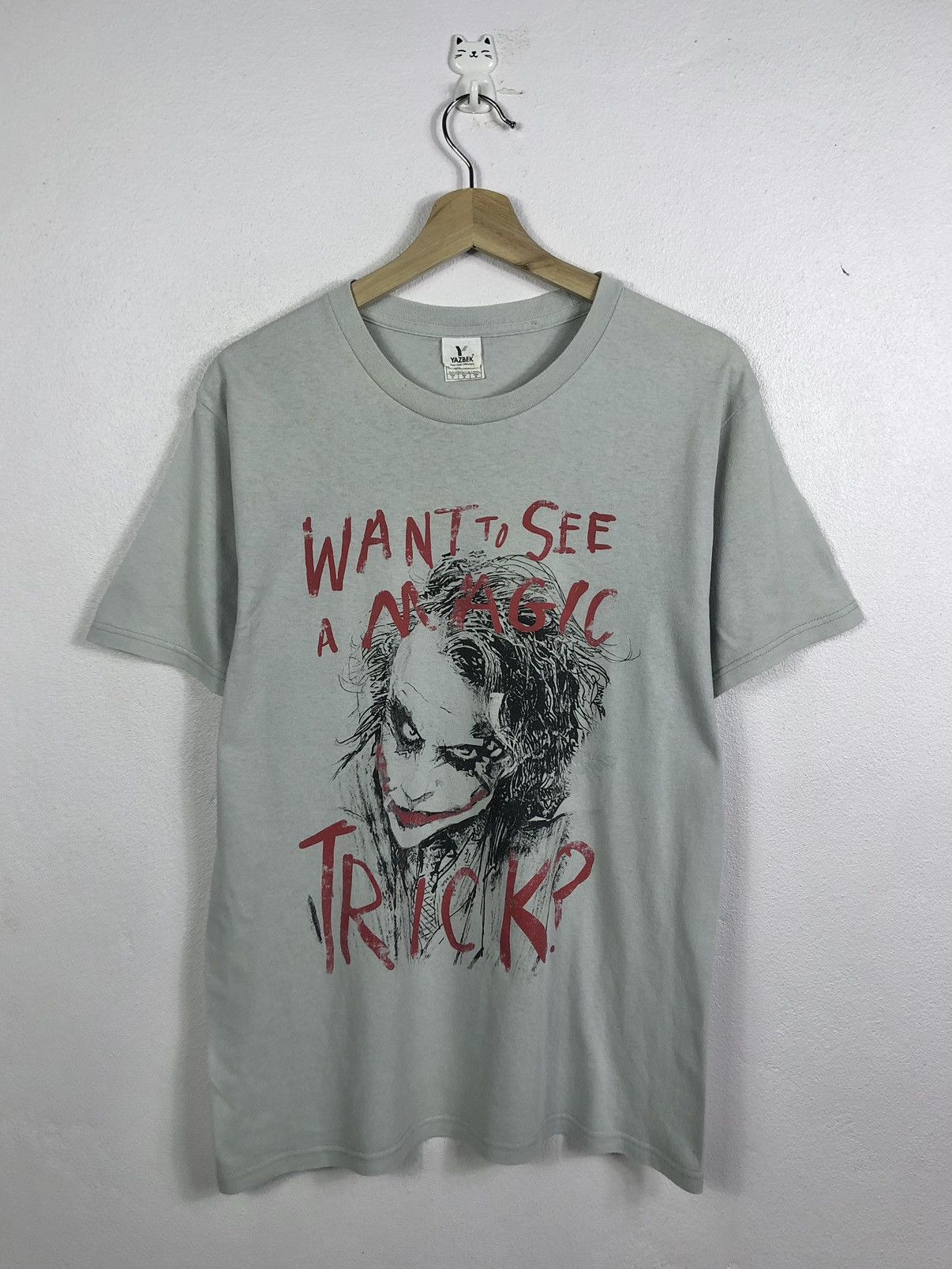 DC Comics Rare Vintage Y2K The Joker The Dark Knight Movie Tee Size US M / EU 48-50 / 2 - 1 Thumbnail