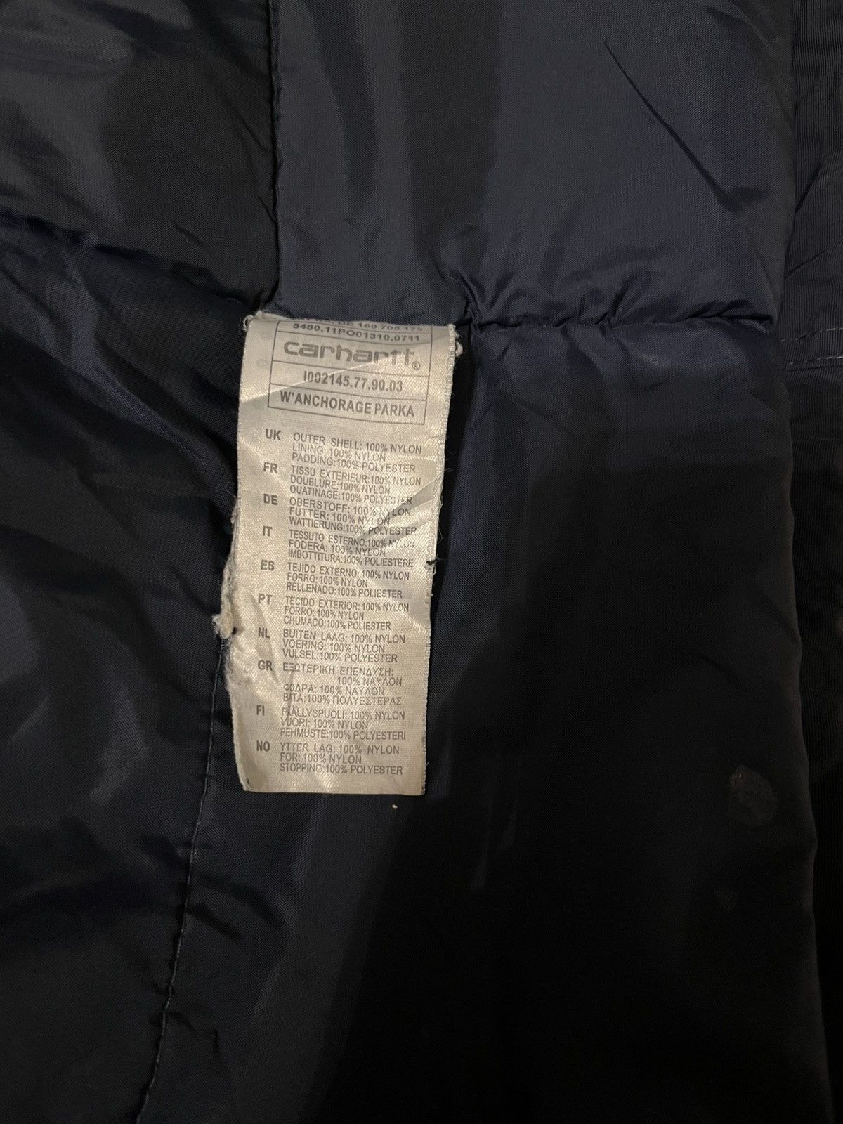 Carhartt Carhartt anchorage parka blu navy Size US M / EU 48-50 / 2 - 2 Thumbnail