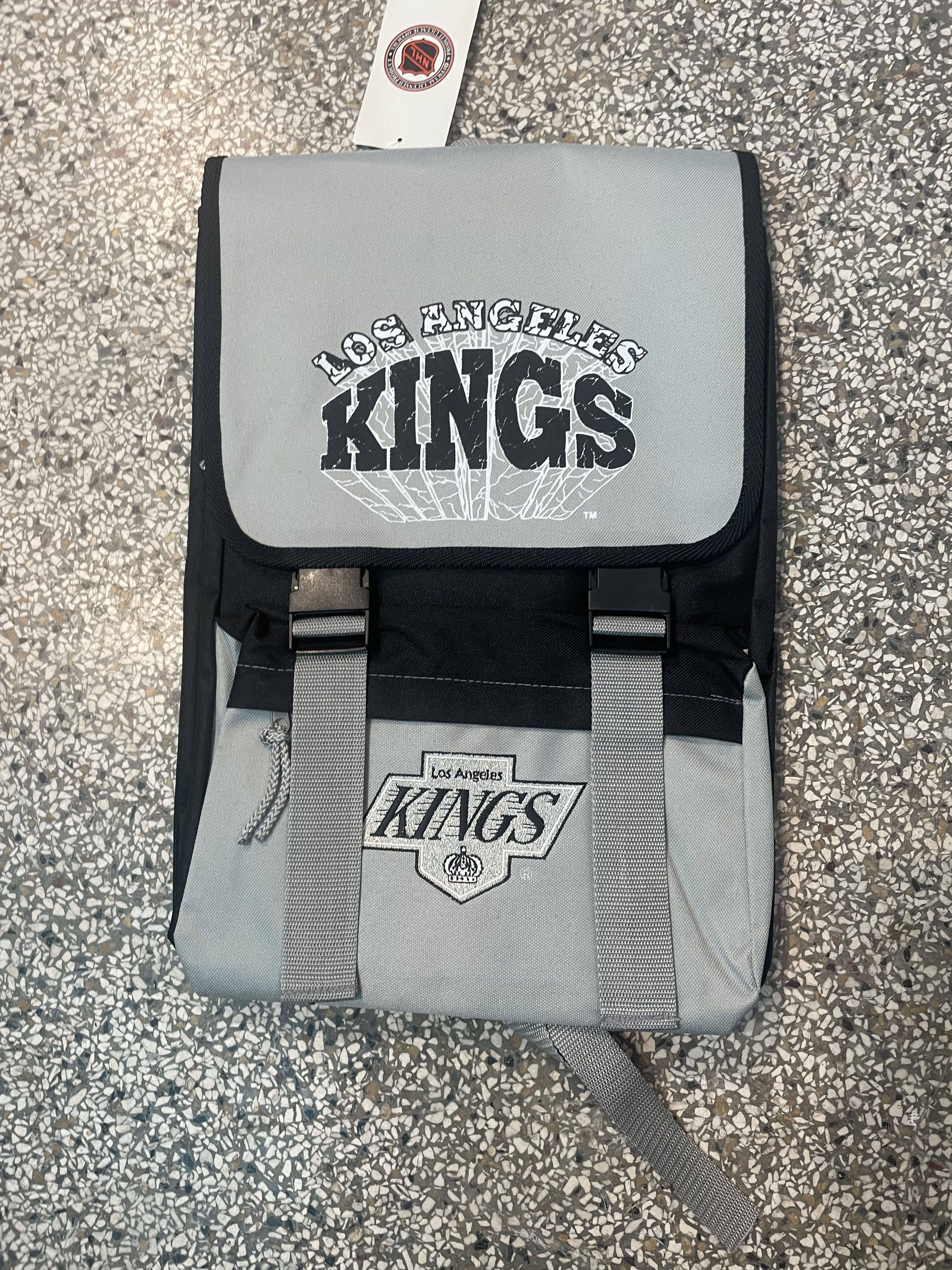 NHL Los Angeles Kings NHL Grey Black Backpack Size ONE SIZE - 1 Thumbnail