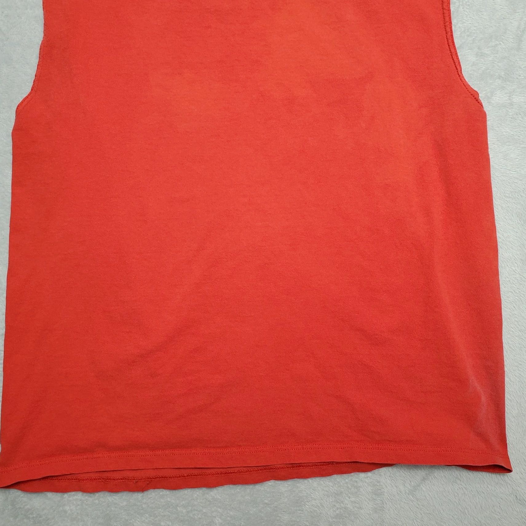 Jerzees VINTAGE Jerzees Shirt Mens Large Red Tank Top Blank 100% Cotton Crewneck TEE USA Size US L / EU 52-54 / 3 - 3 Thumbnail