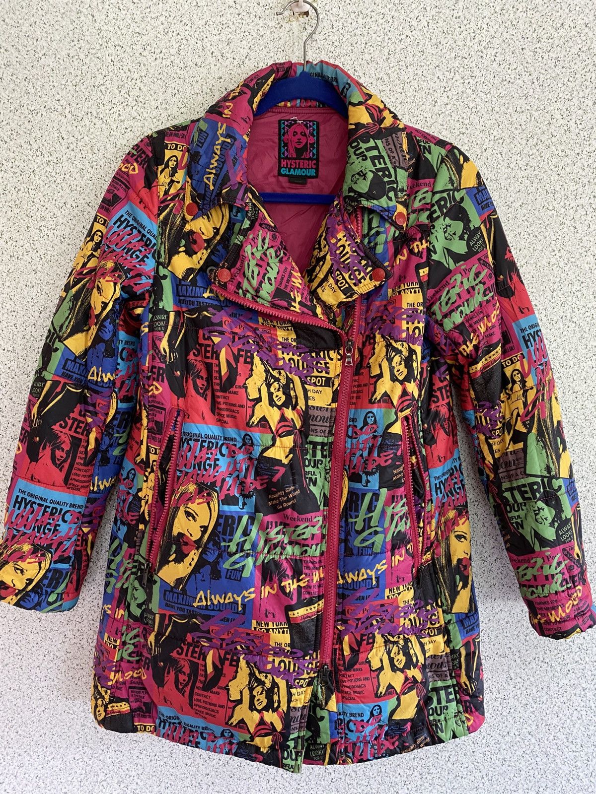 Hysteric Glamour Hysteric Glamour Comic Print Puffer–Iconic Multi Clr Jacket Size S / US 4 / IT 40 - 3 Thumbnail