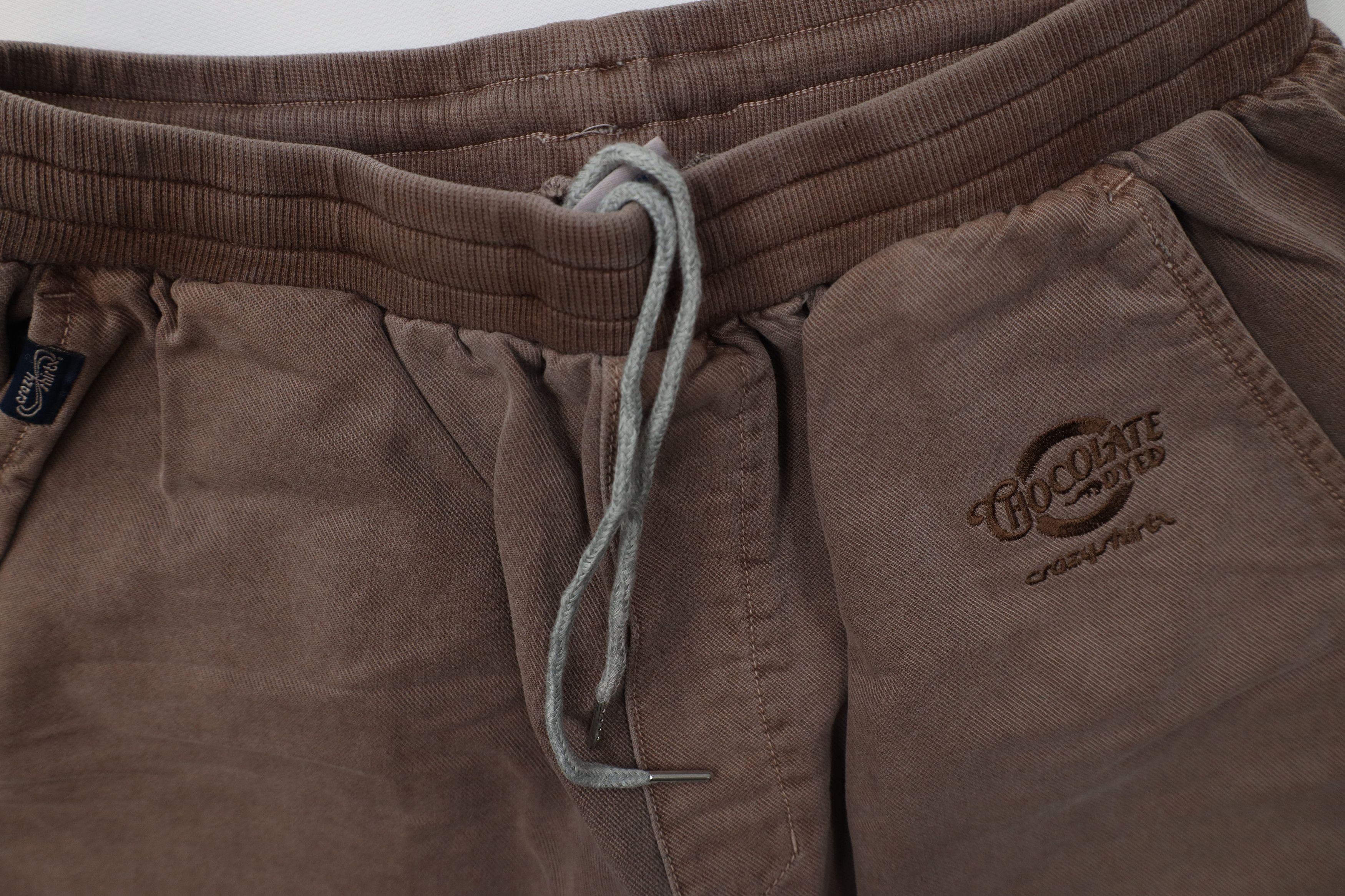 Vintage Vintage Y2K Streetwear Blank Chocolate Dyed Joggers Pants Size US 34 / EU 50 - 8 Thumbnail