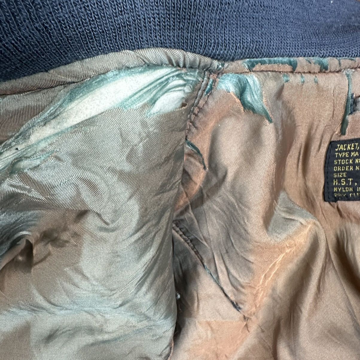 Vintage HST MA1 AIR FORCE BOMBER JACKET Size US XL / EU 56 / 4 - 12 Thumbnail