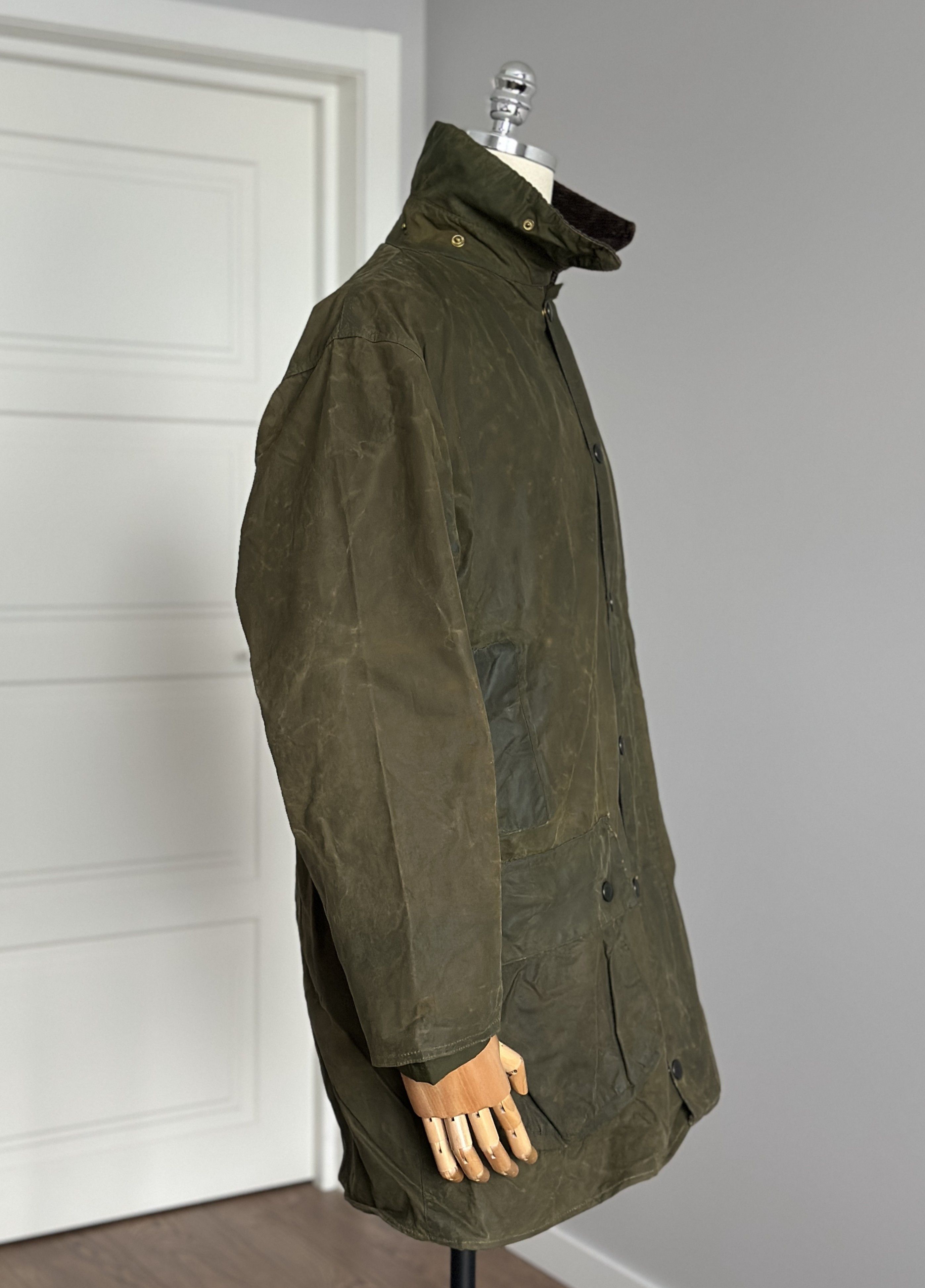 Barbour Vintage BARBOUR A200 Border Wax Jacket C40/102CM England Size US L / EU 52-54 / 3 - 8 Thumbnail
