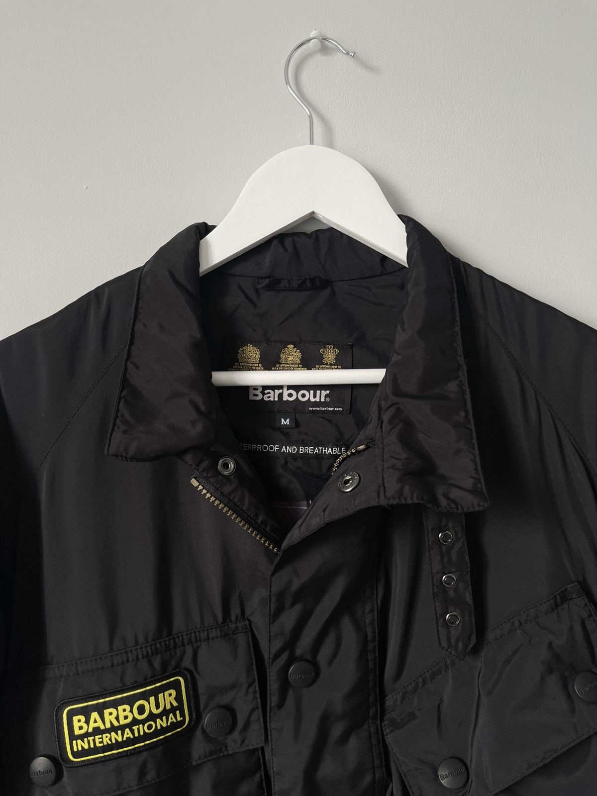 Barbour Barbour International A7 Waterproof Belted Biker Jacket Size US M / EU 48-50 / 2 - 11 Thumbnail