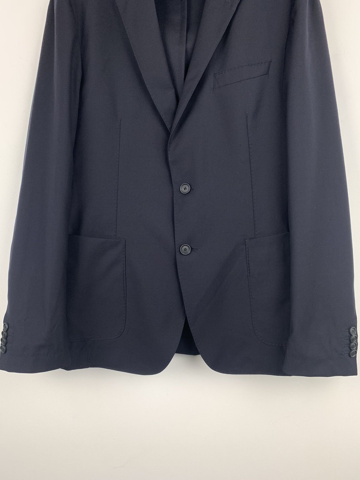 Designer × Hugo Boss Hugo Boss Wool Blazer 50 Size Size 40R - 4 Thumbnail