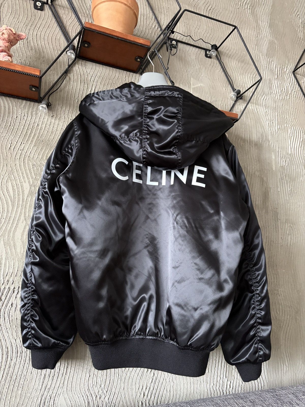 Celine Celine Hooded Bomber Jacket Size US M / EU 48-50 / 2 - 2 Thumbnail