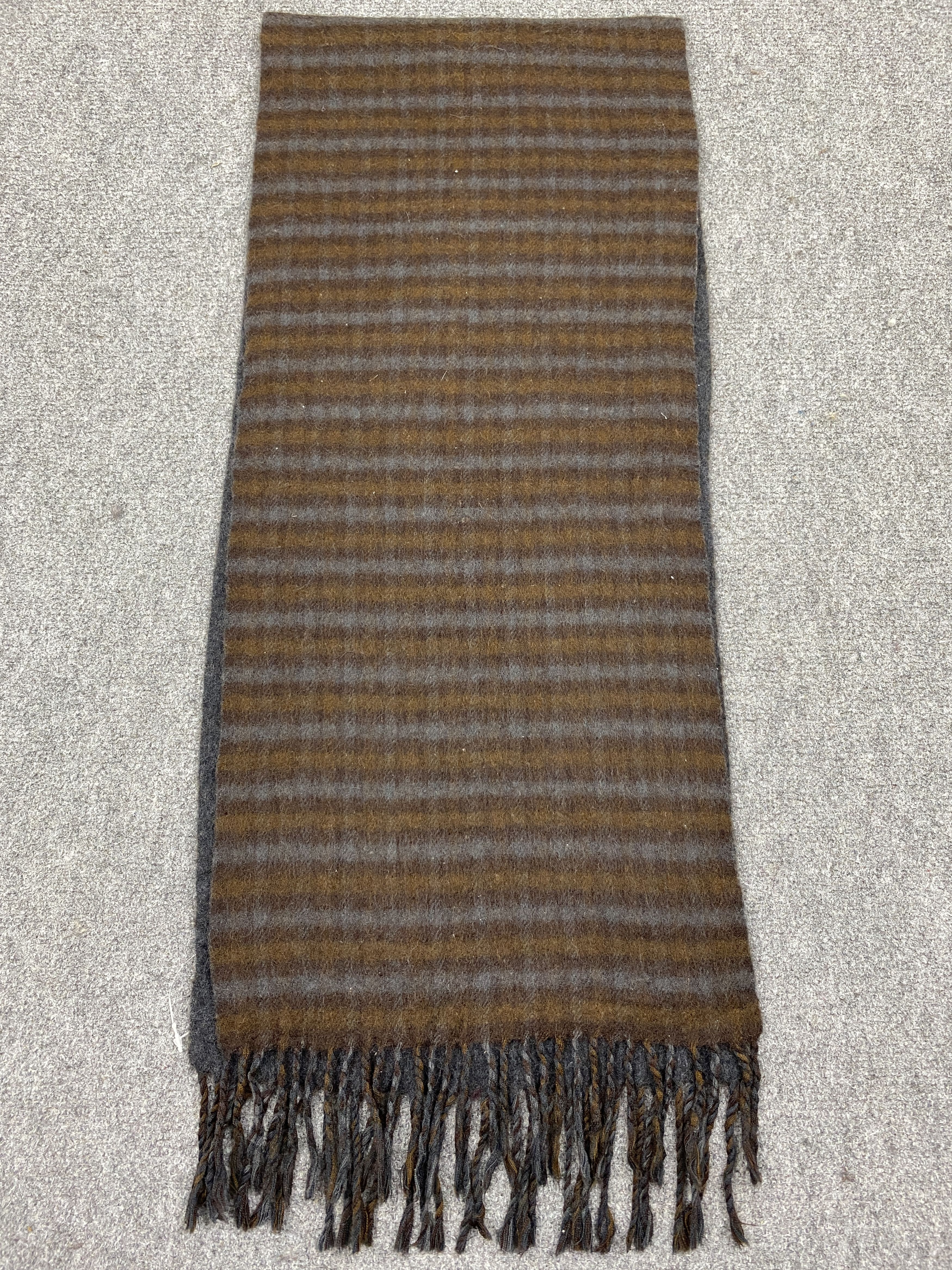 Japanese Brand Japanese Brand Wool Scarf Muffler Neckwear SC0259 Size ONE SIZE - 2 Thumbnail