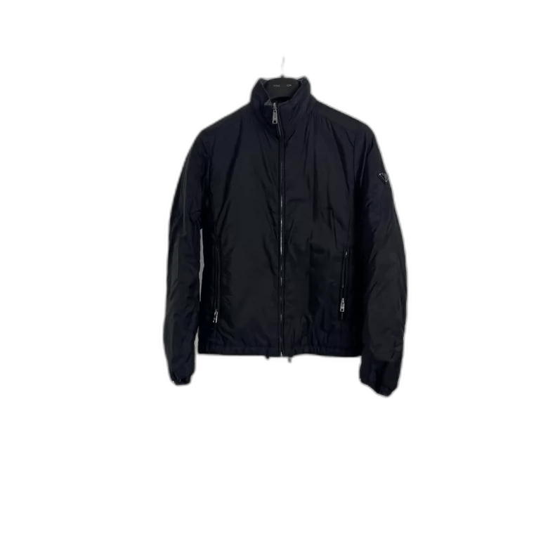 Prada Prada Black Reversible Cotton Jacket-yf Size US L / EU 52-54 / 3 - 1 Thumbnail