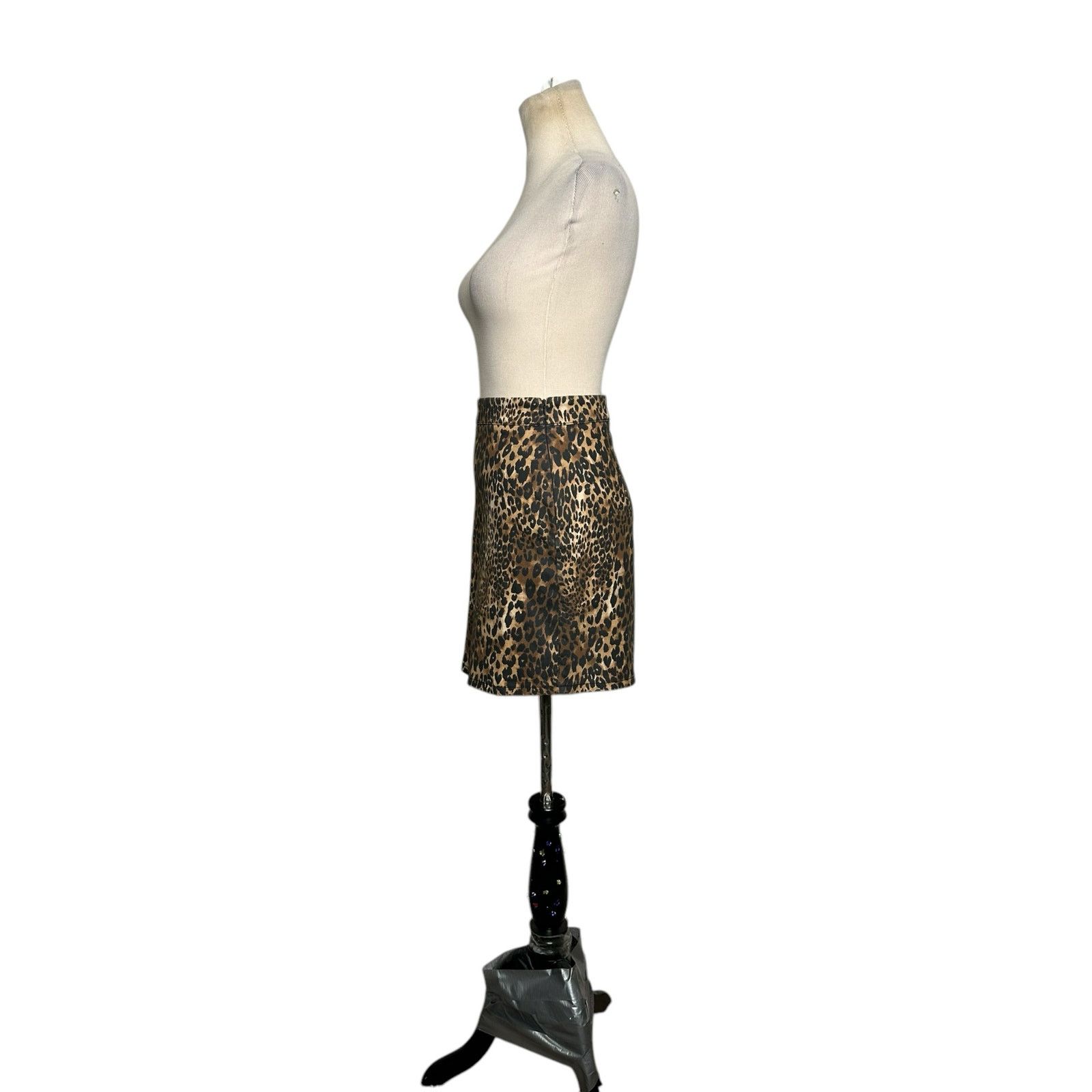 Forever 21 Forever 21 brown animal print mini skirt size Large Size 29" - 5 Thumbnail