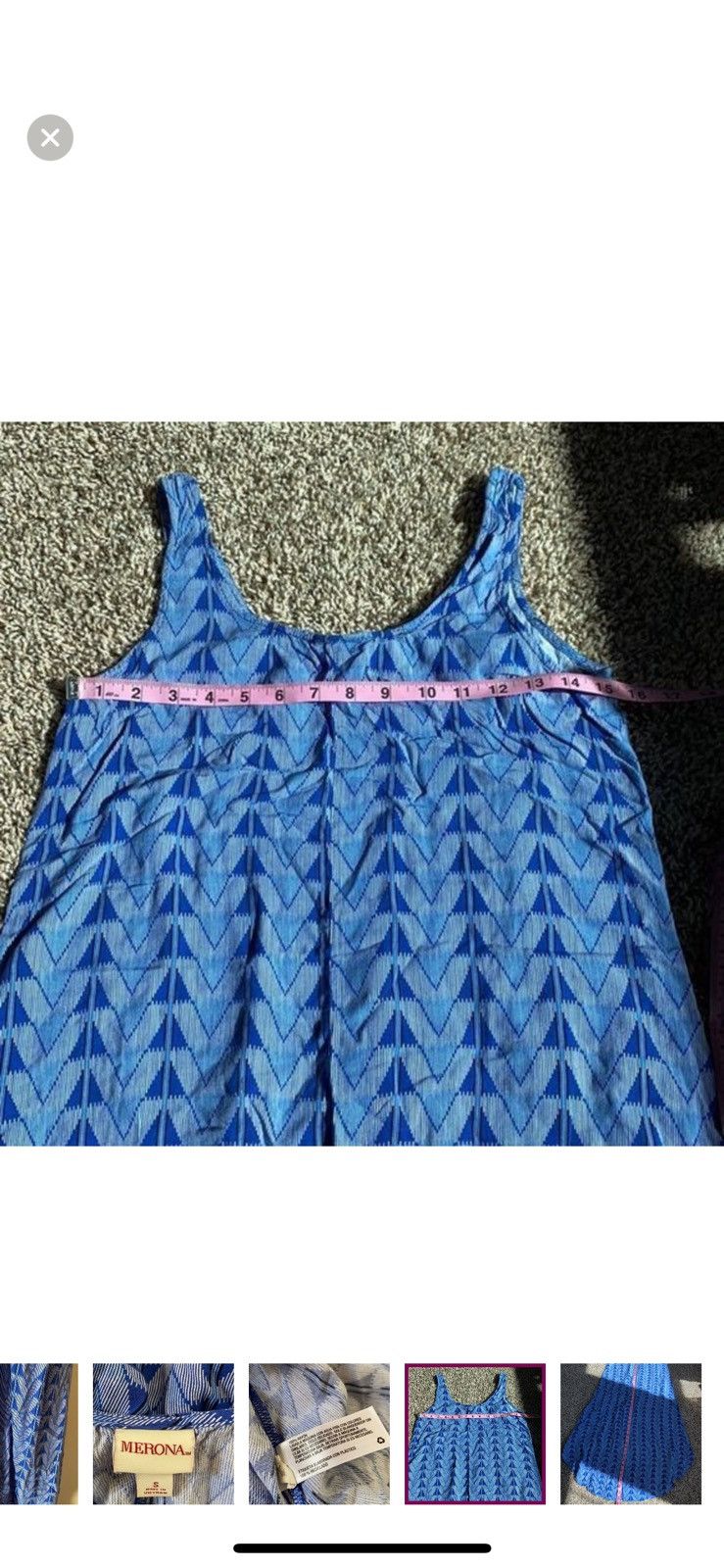 Merona Merona small high low geometric print dress Size S / US 4 / IT 40 - 6 Thumbnail