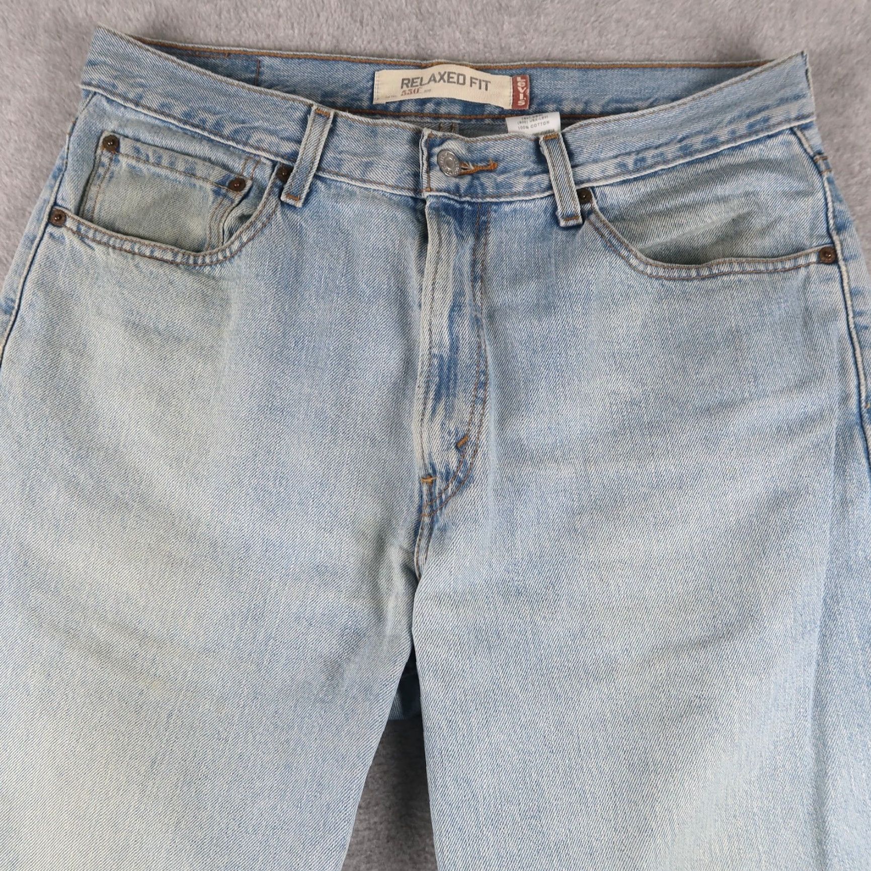 Levi's VINTAGE Levi's Jeans 550 Men 34x29 Relaxed Fit Denim Blue 550 USA 5-Pocket Men Size US 34 / EU 50 - 3 Thumbnail