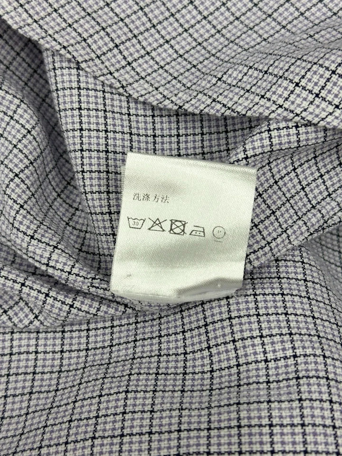 Hermes Hermes Checked Long Sleeve Shirt. Size US M / EU 48-50 / 2 - 7 Thumbnail