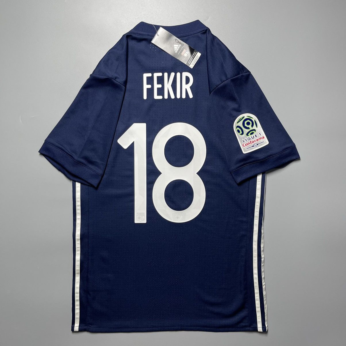 Adidas × Vintage NWT LYON ADIDAS 2017/2018 FOOTBALL AWAY JERSEY #18 FEKIR Size US M / EU 48-50 / 2 - 1 Thumbnail