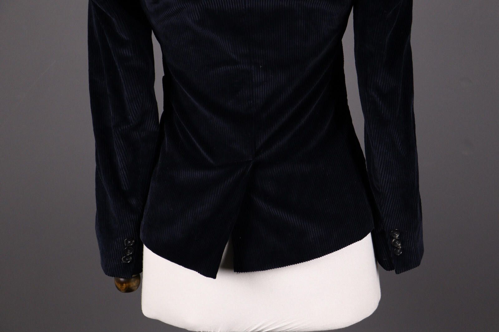 Designer Weekend Max Mara Black Corduroy Jacket Size I 38 / GB 6 Size M / US 6-8 / IT 42-44 - 7 Thumbnail