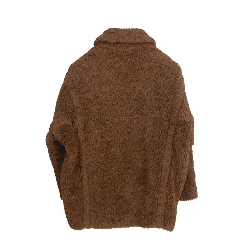 Max Mara Max Mara Plush mulberry silk alpaca wool sheep coat Size XXS / US 00 / IT 34 - 2 Thumbnail