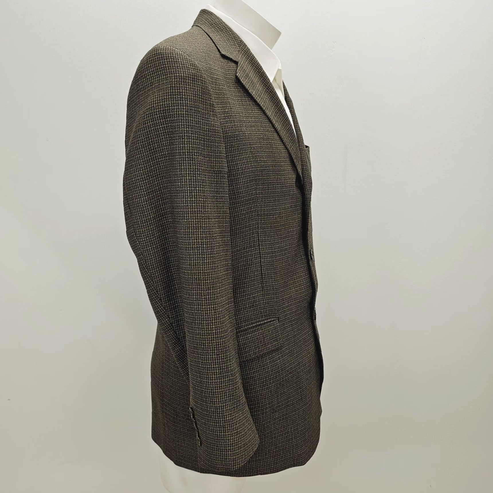 Tommy Hilfiger VINTAGE Tommy Hilfiger Blazer Adult 40R Brown Wool Jacket Single Vent 3 Button Size 40R - 5 Thumbnail