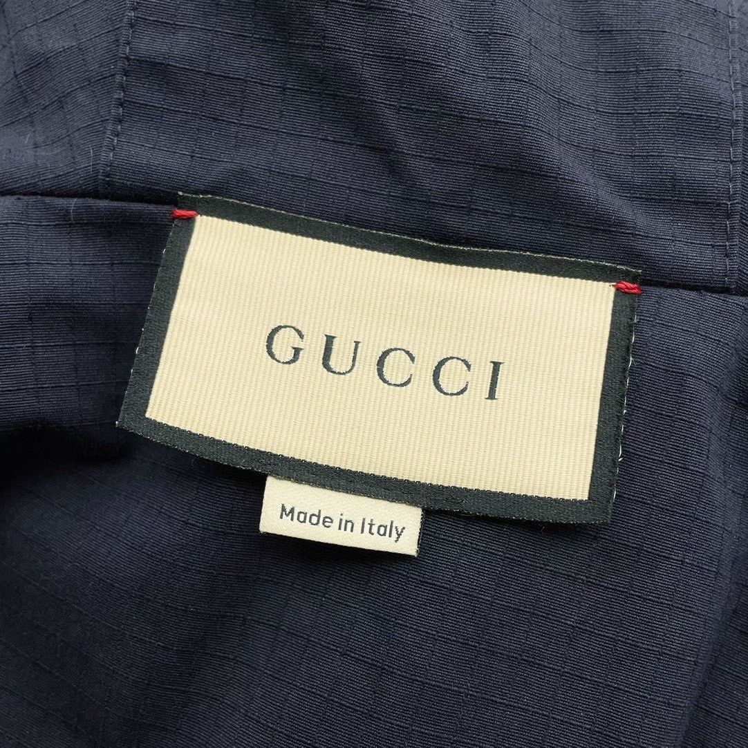 Gucci Gucci Dark blue double G lamb jacket 2501-Nextarrow Size US XS / EU 42 / 0 - 5 Thumbnail