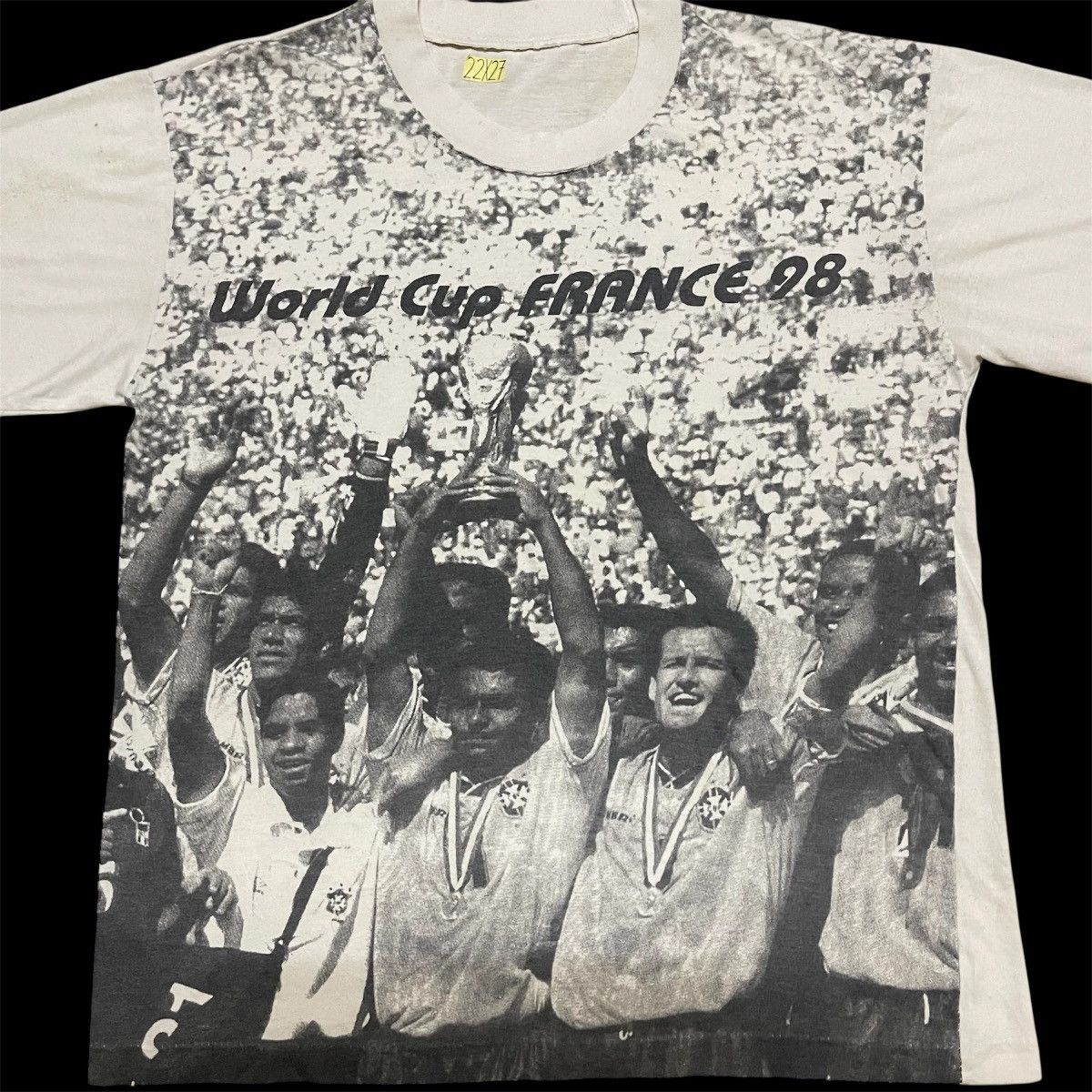 Vintage World Cup france 98 ovp Size US L / EU 52-54 / 3 - 3 Thumbnail