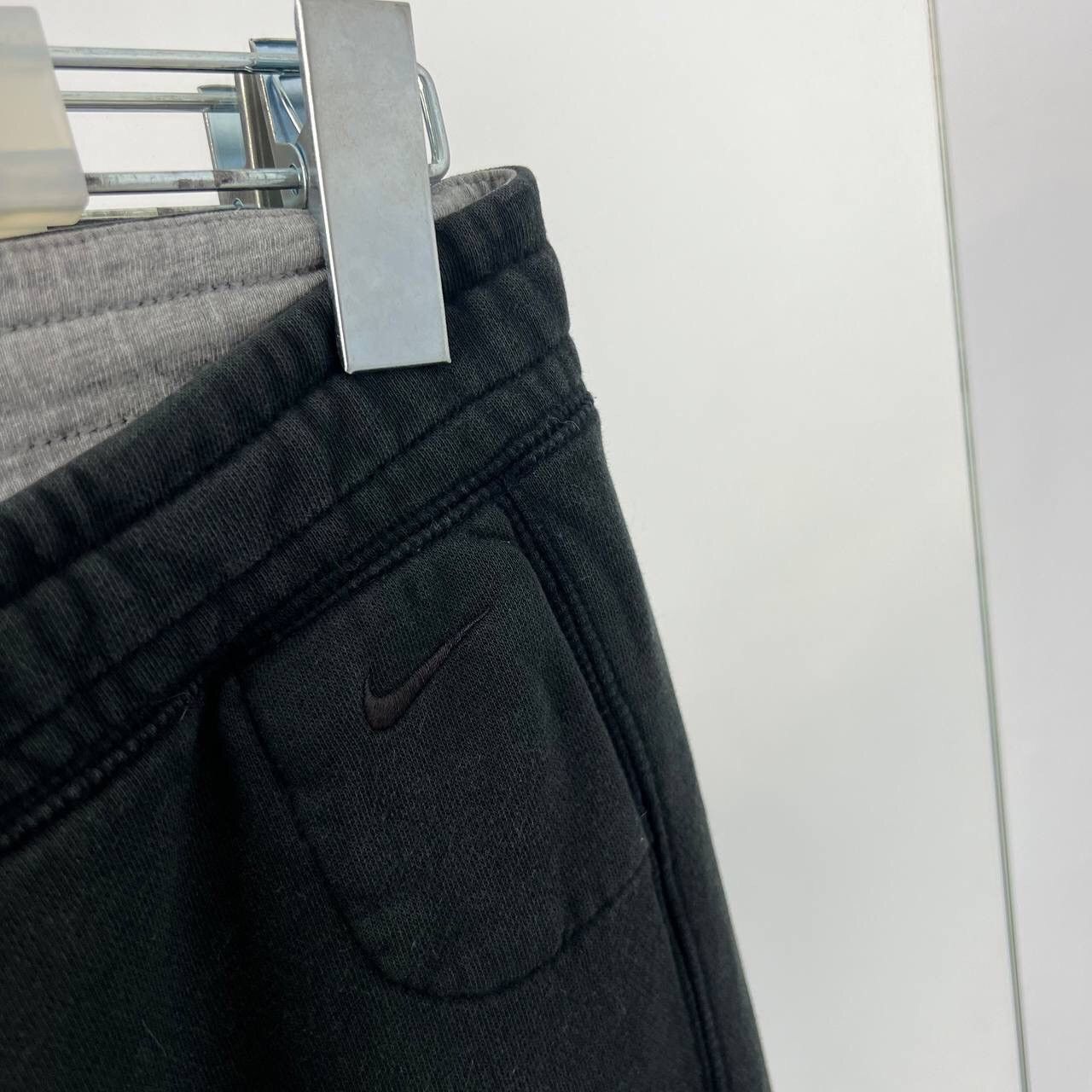 Vintage Nike Flared Sweatpants Cotton Mini Swoosh Y2K Style Size 34" / US 12 / IT 48 - 4 Thumbnail