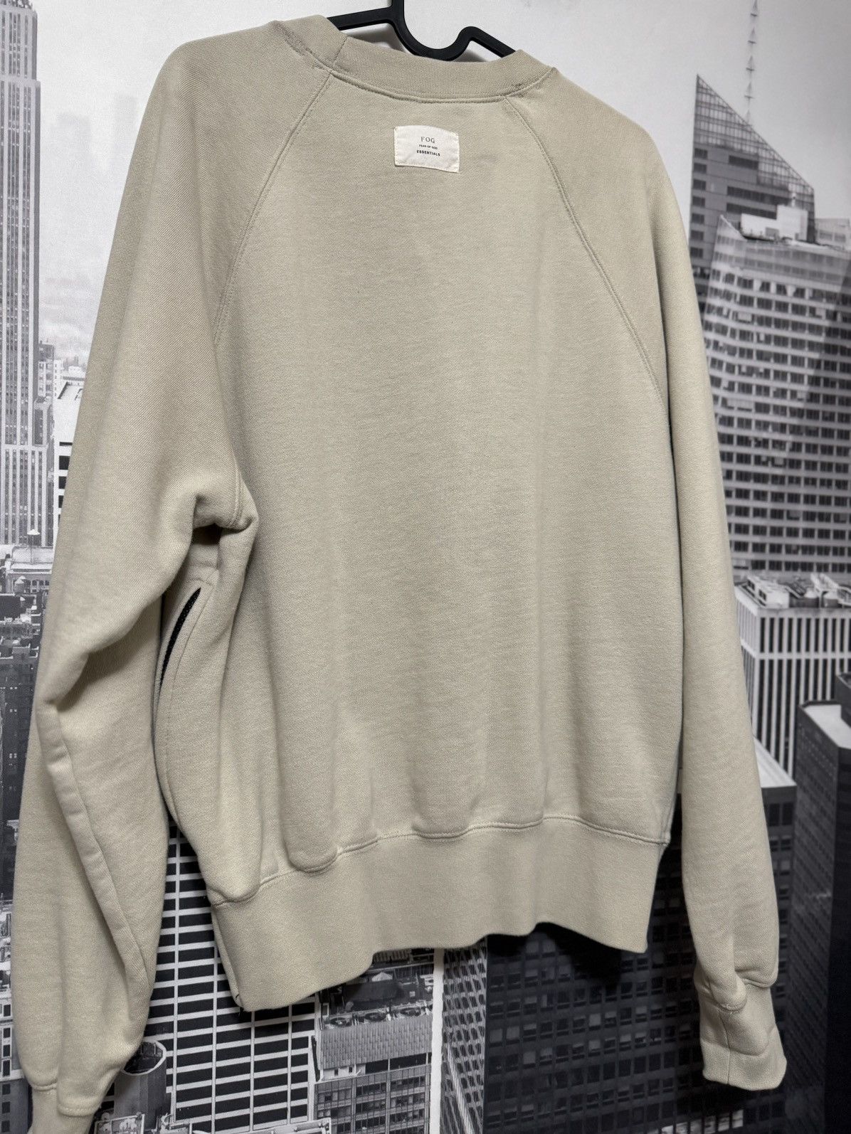 Fear of God 💥OG FOG Fear of God Essentials ZIP Sweater SZ Small Cream Size US S / EU 44-46 / 1 - 10 Thumbnail