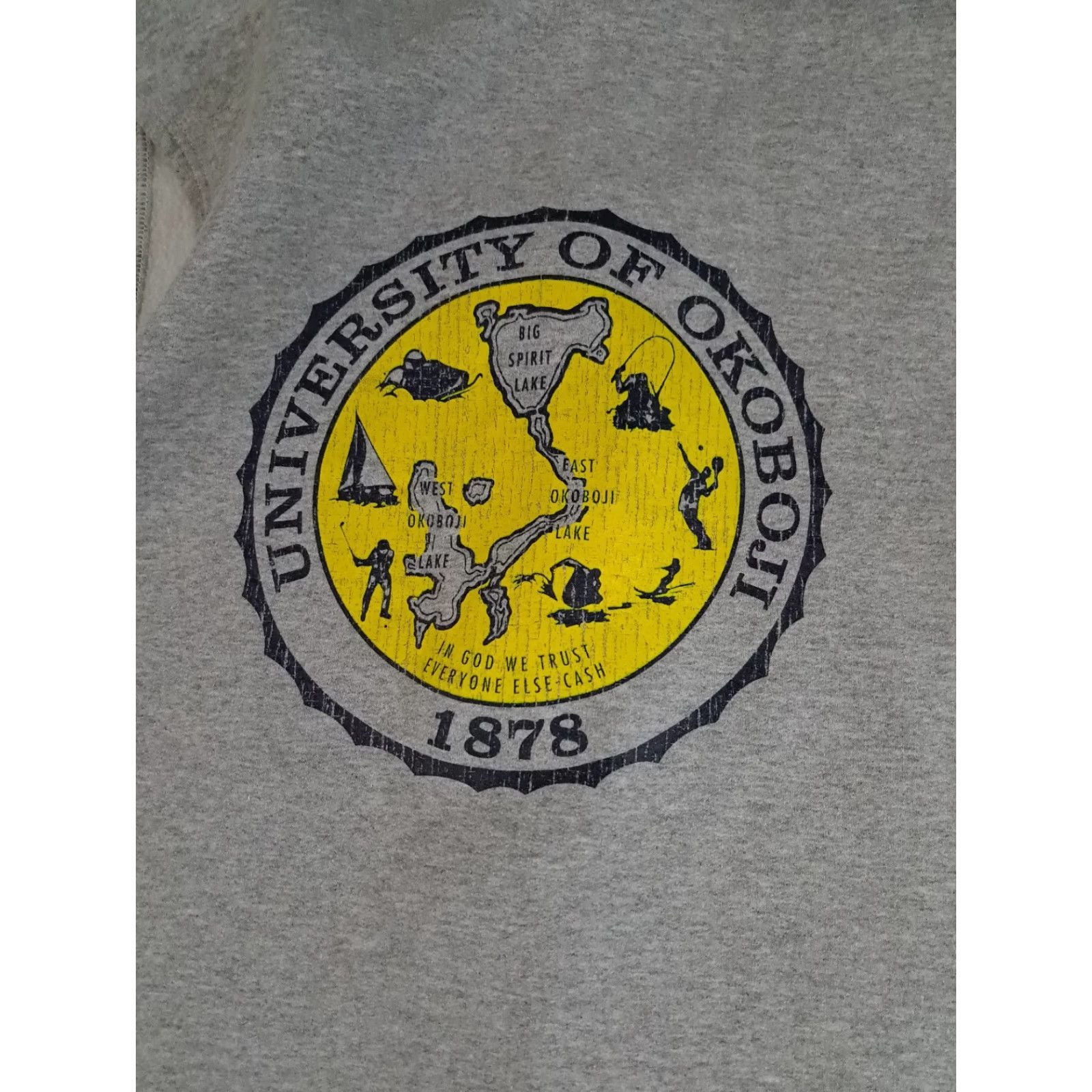 Champion VINTAGE Champion Full Zip Sweatshirt University Hooded Large L Gray Unisex Adults Mens Womens Boys Girls Size US L / EU 52-54 / 3 - 2 Thumbnail