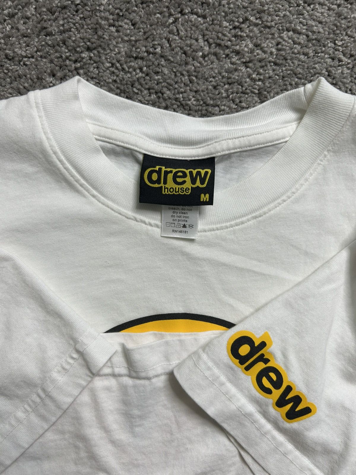 Drew House Drew House Mascot Tee Made in USA White Size US M / EU 48-50 / 2 - 4 Thumbnail