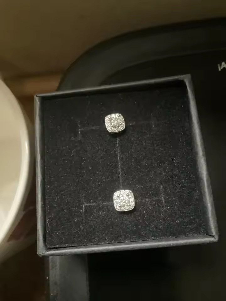 Jewelry 4 mm Stunning Moissanite Earrings – 1 Carat, GRA Certified, Size ONE SIZE - 1 Thumbnail