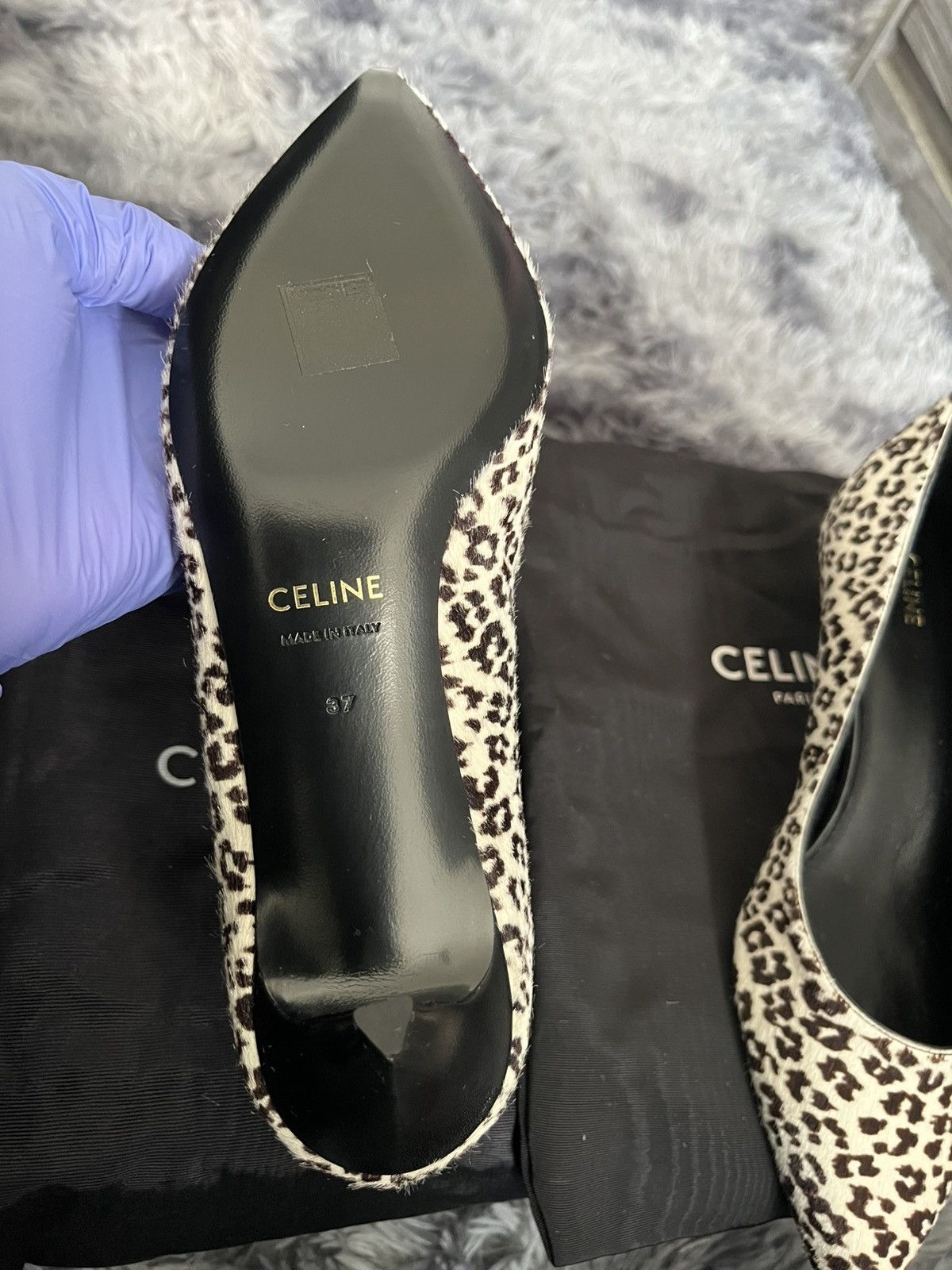 Celine Celine animal print heels Size US 7 / IT 37 - 9 Thumbnail