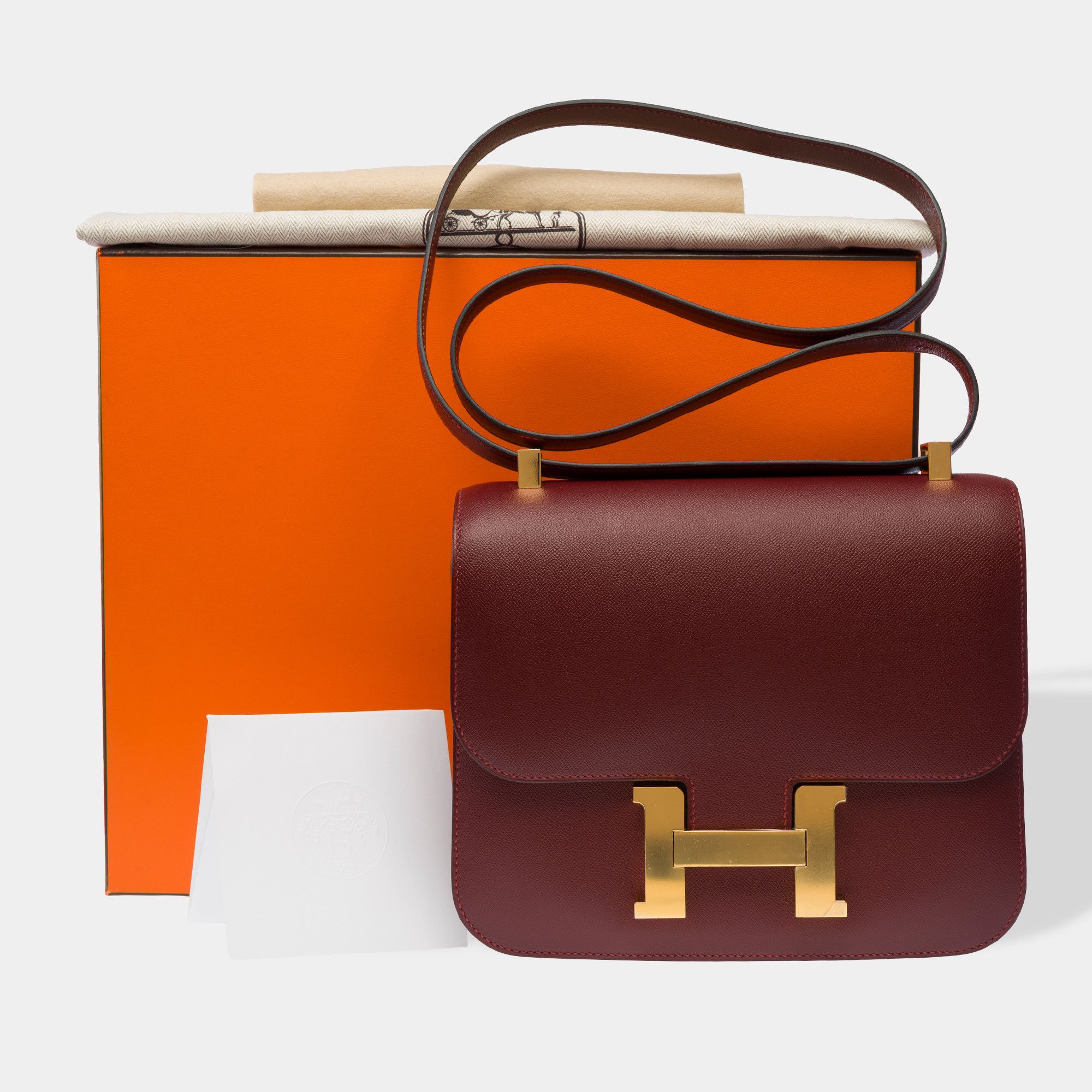 Hermes Hermes Constance in Red Leather Size ONE SIZE - 2 Thumbnail