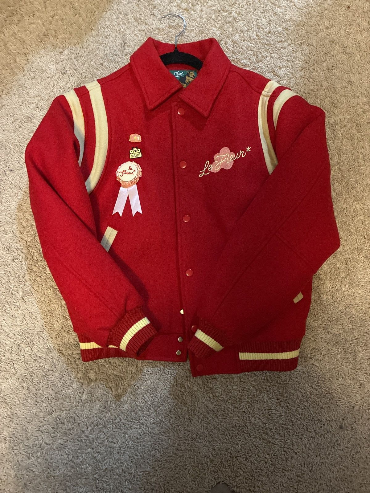 Golf le Fleur Golf Le Fleur Petalers Varsity Jacket Size US S / EU 44-46 / 1 - 1 Thumbnail
