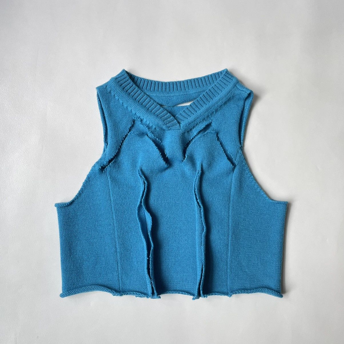 Maison Margiela A/W 18 Sample Cut Out Sweater Vest Size S / US 4 / IT 40 - 1 Thumbnail