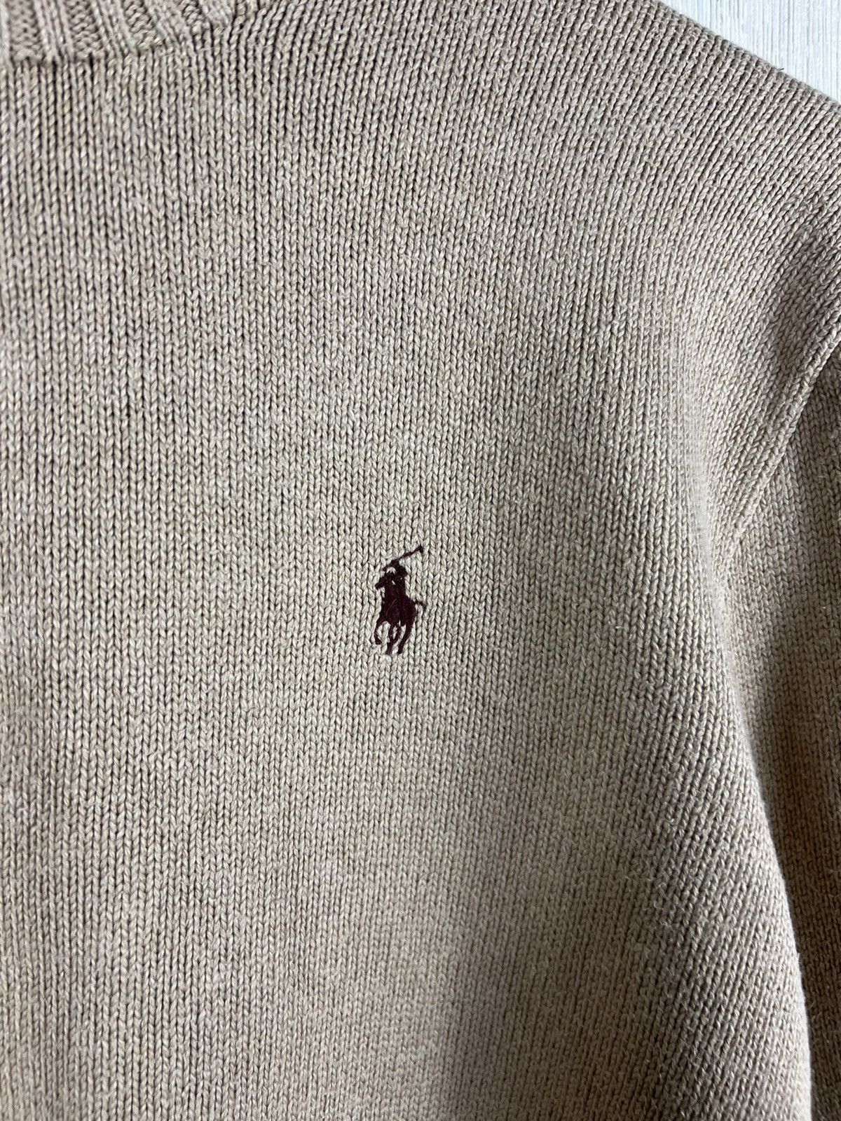 Polo Ralph Lauren Vintage 90s Polo by Ralph Lauren quarter zip knitted sweater Size US S / EU 44-46 / 1 - 7 Thumbnail