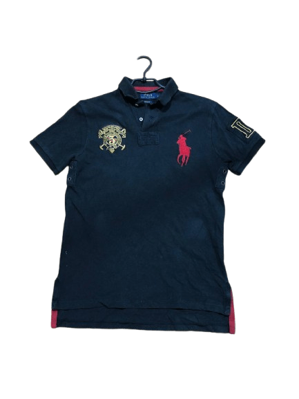 Polo Ralph Lauren Vintage Polo Ralph Lauren Custom Fit Polo Size M Size US M / EU 48-50 / 2 - 1 Thumbnail