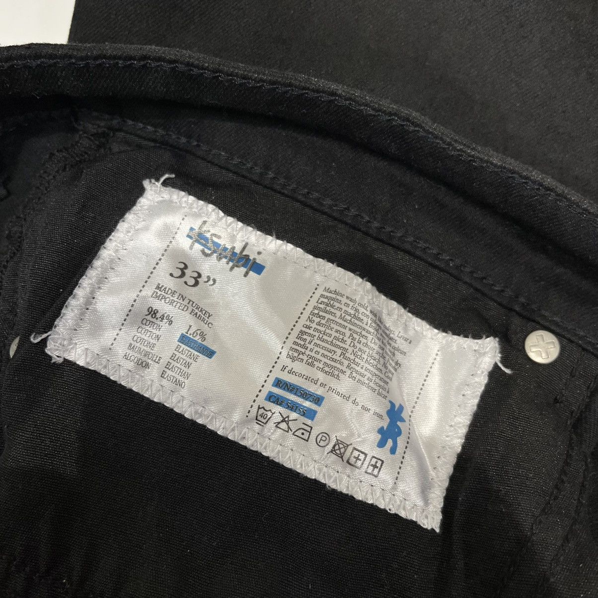 Ksubi Ksubi Denim Jeans Black Size US 33 - 5 Thumbnail