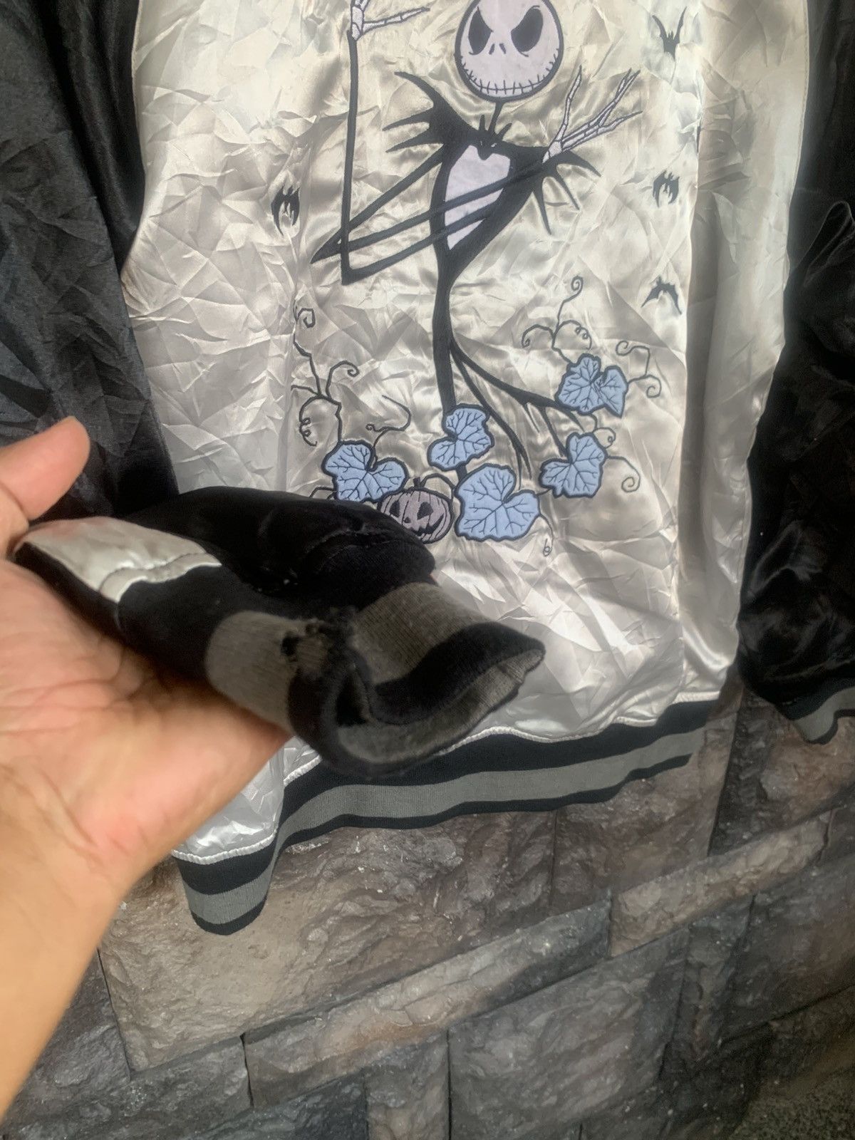 Disney Disney Tim Burtons Nightmare Riversible Sukajan Jacket Size US M / EU 48-50 / 2 - 9 Thumbnail