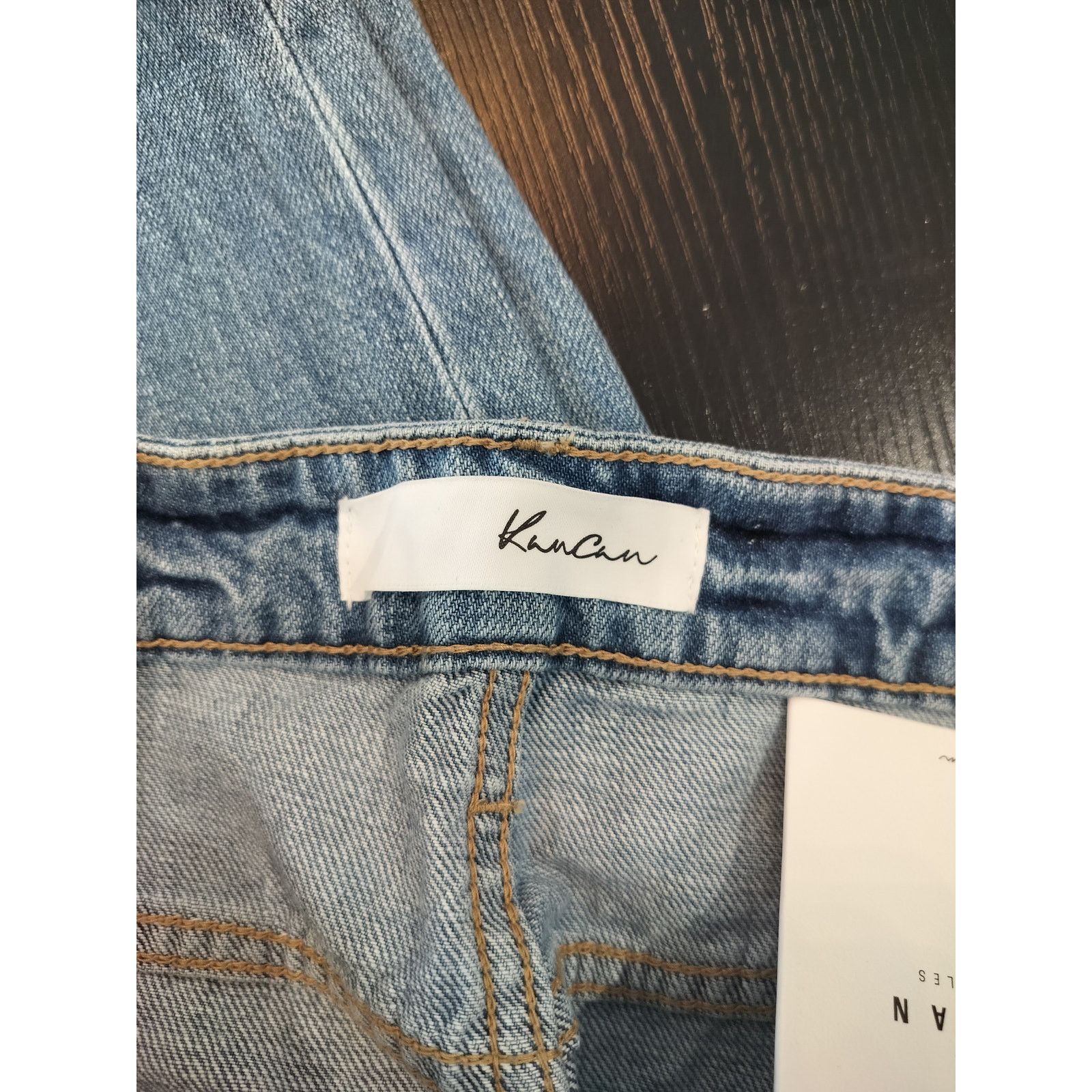 Other KanCan Women’s Size 15/31 High Waist Mom Jeans Tapered Leg Size 31" - 7 Thumbnail