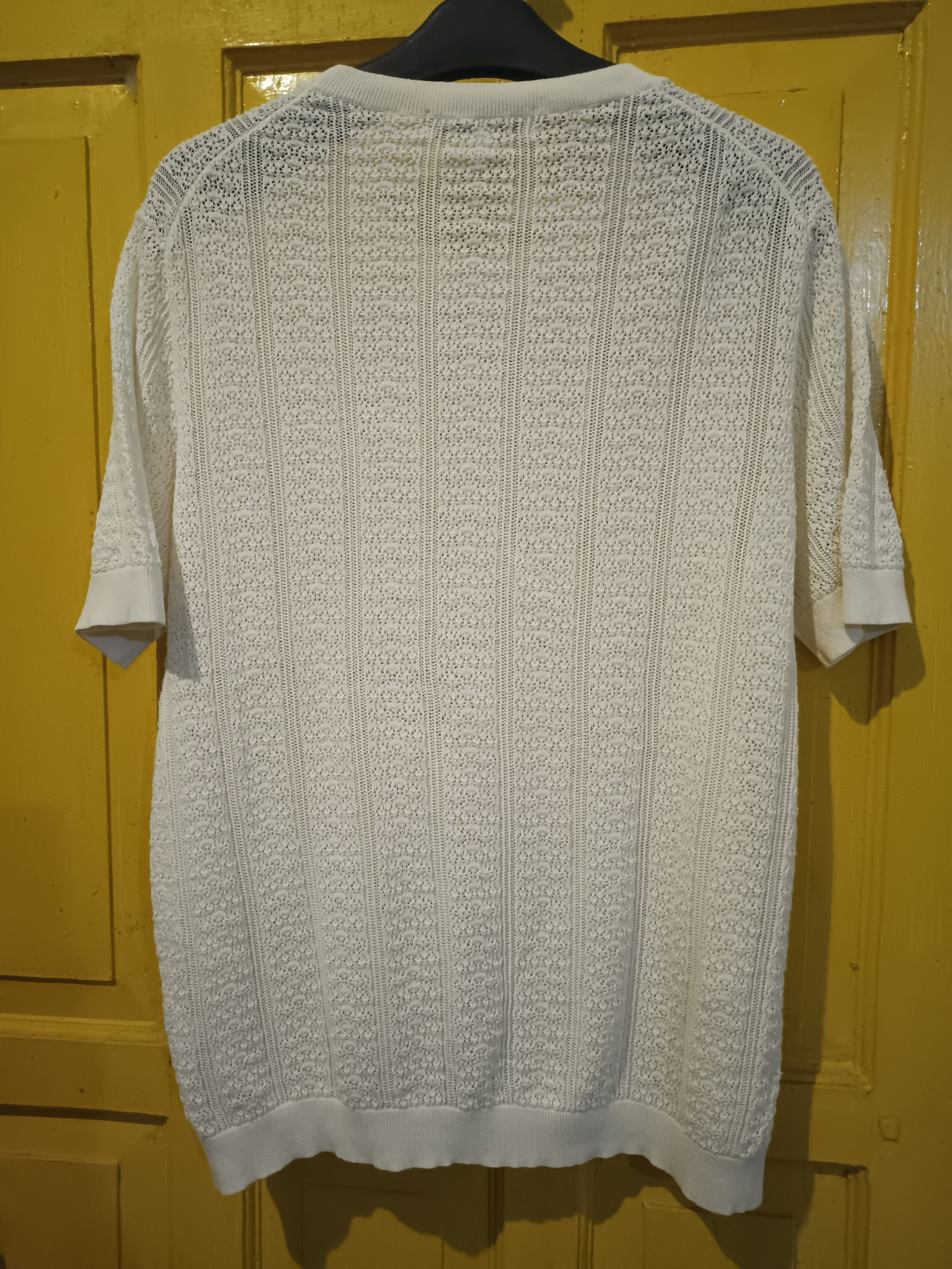 Designer × Uniqlo INES DE LA FRESSAGE X UNIQLO Mesh Knit TShirt Size XXL / US 16-18 / IT 52-54 - 13 Thumbnail
