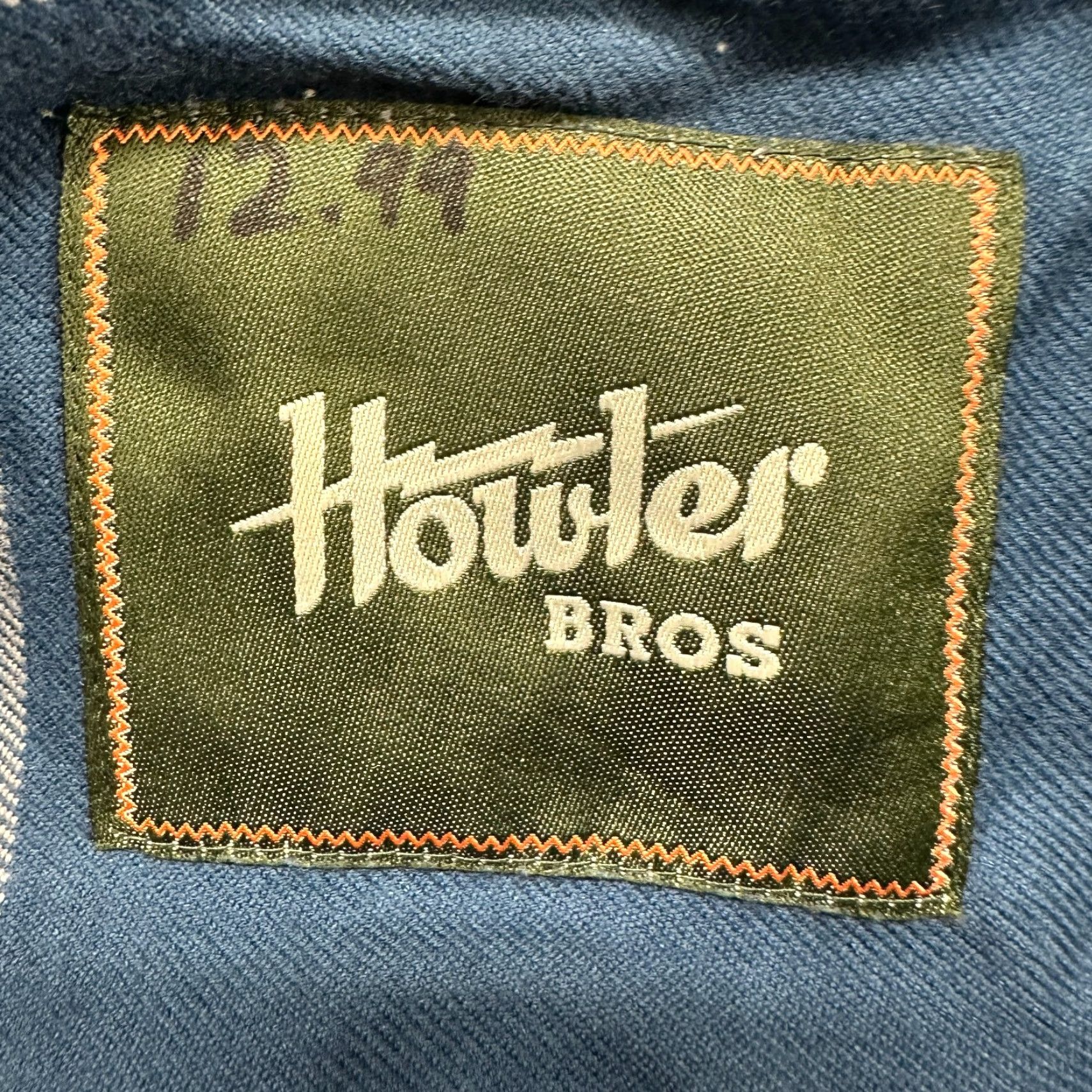 Howler Brothers Howler Brothers Shirt Mens M Blue White Button Up Long Sleeve Cotton Plaid 90s Size US M / EU 48-50 / 2 - 4 Thumbnail